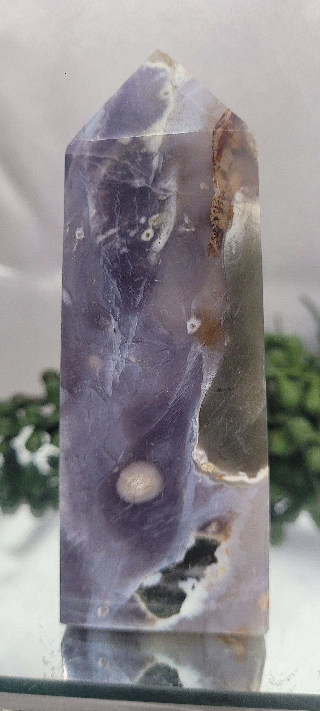 Purple Chalcedony Tower