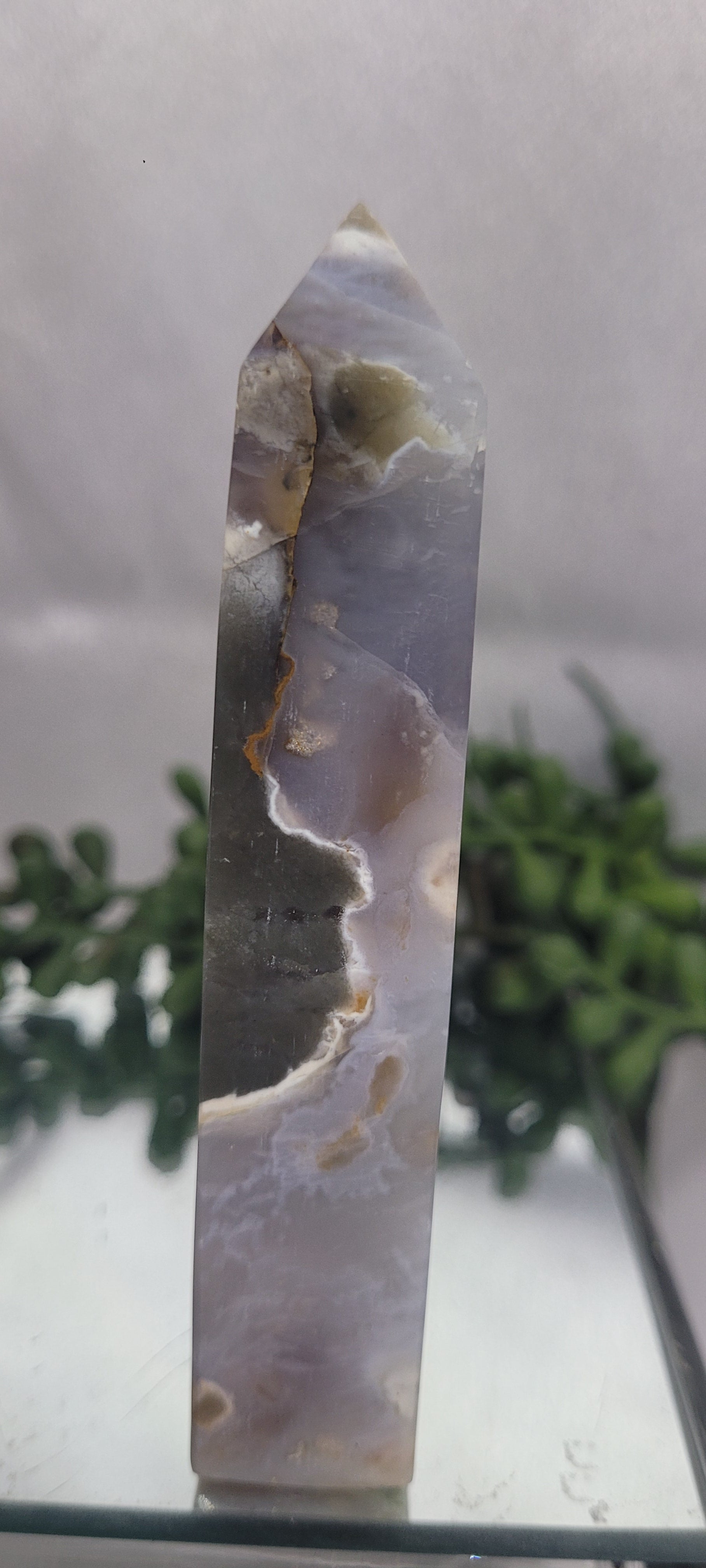 Purple Chalcedony Tower