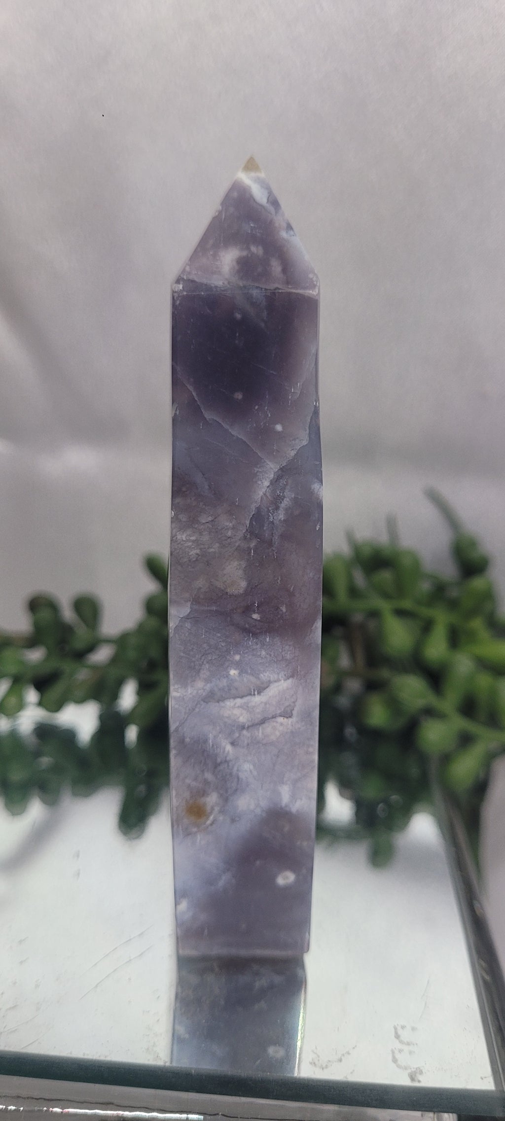 Purple Chalcedony Tower