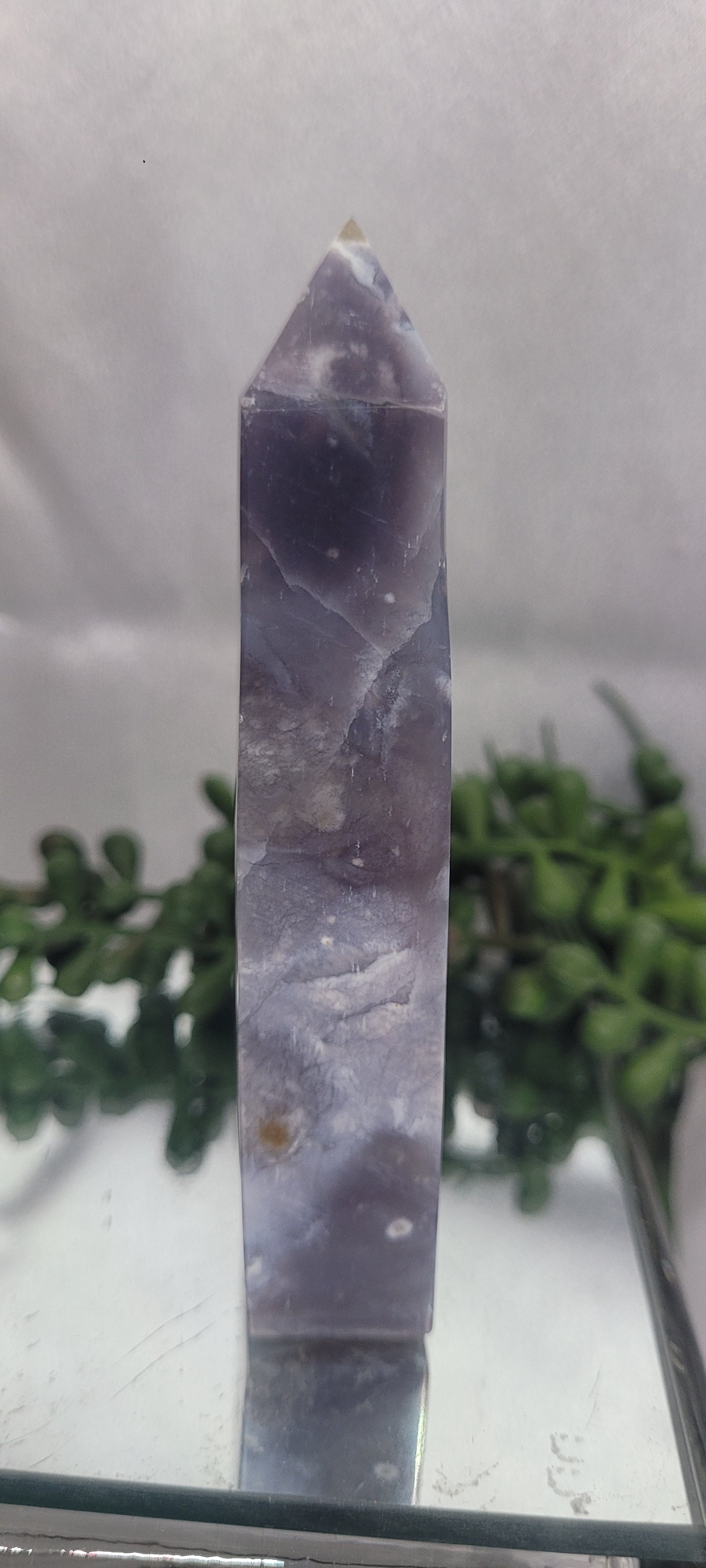Purple Chalcedony Tower