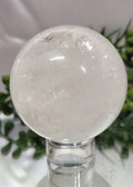 Optical Calcite Sphere | Rainbow Flash Iceland Spar Sphere | 56mm