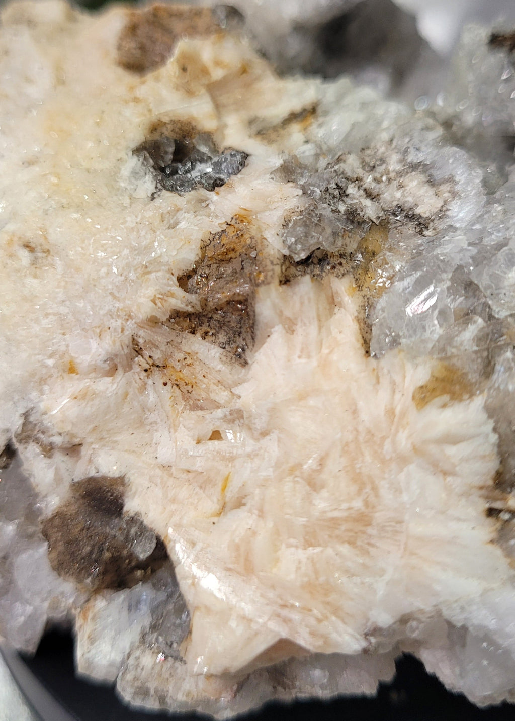 White Cave Calcite Crystal Cluster | Natural Druzy Mineral Specimen | 428g