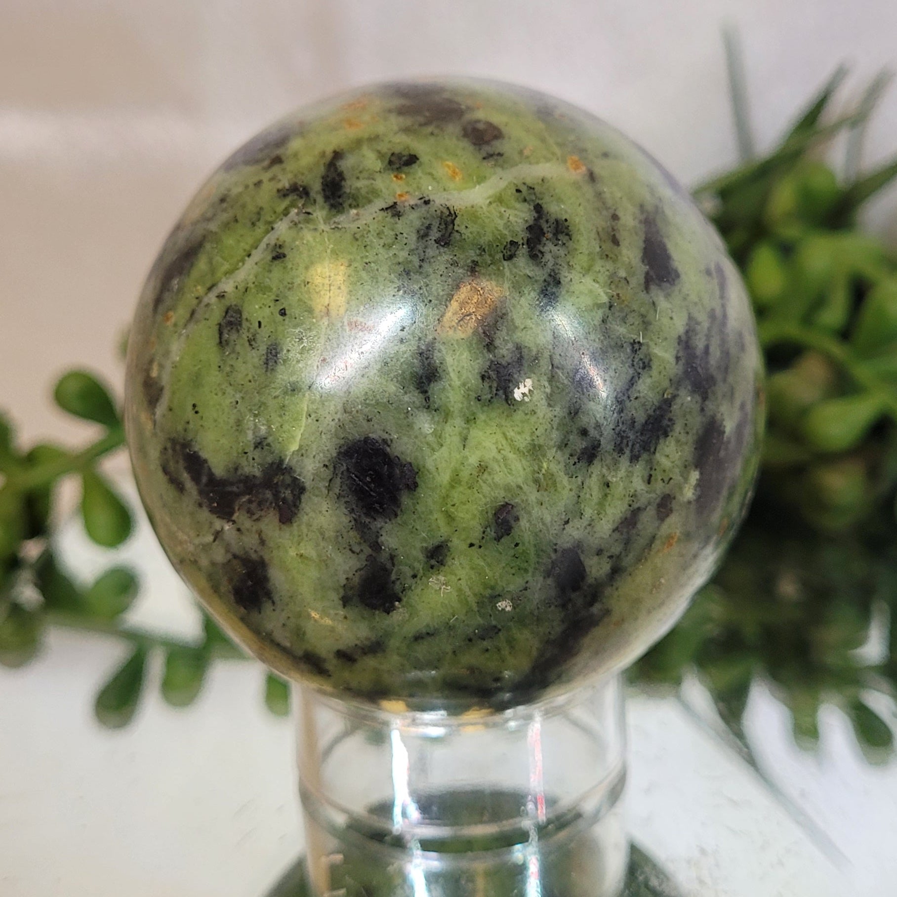 Serpentine Sphere | Polished Crystal Sphere | 57.1mm