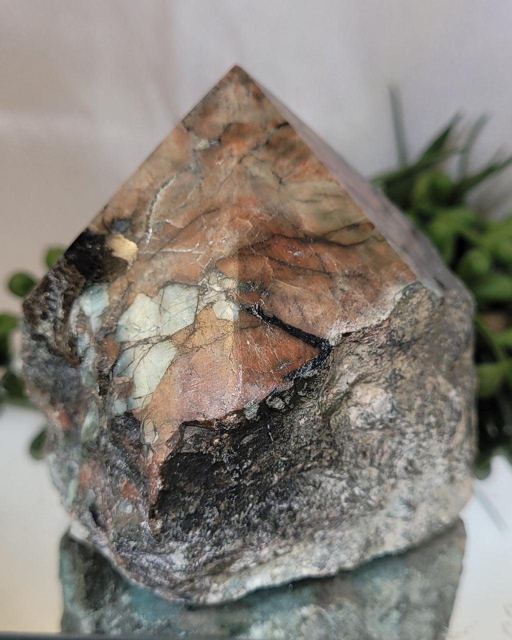 Emerald in Matrix Polished Point | Natural Emerald Crystal Specimen | 478g
