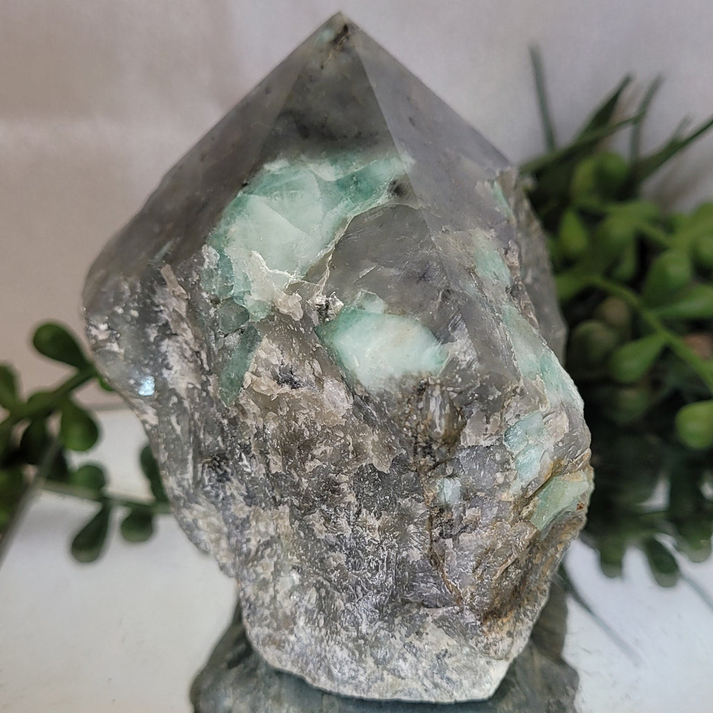 Emerald in Matrix Polished Point | 445g