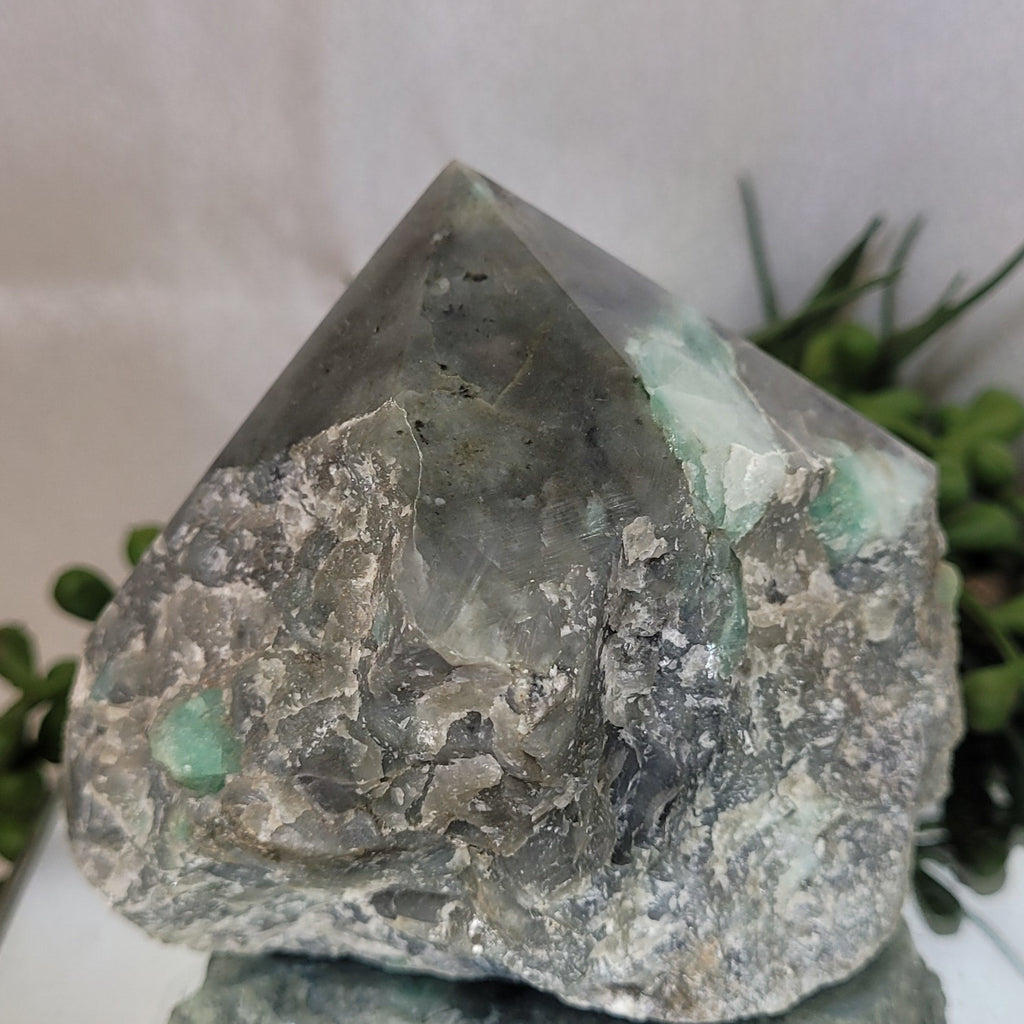 Emerald in Matrix Polished Point | 445g