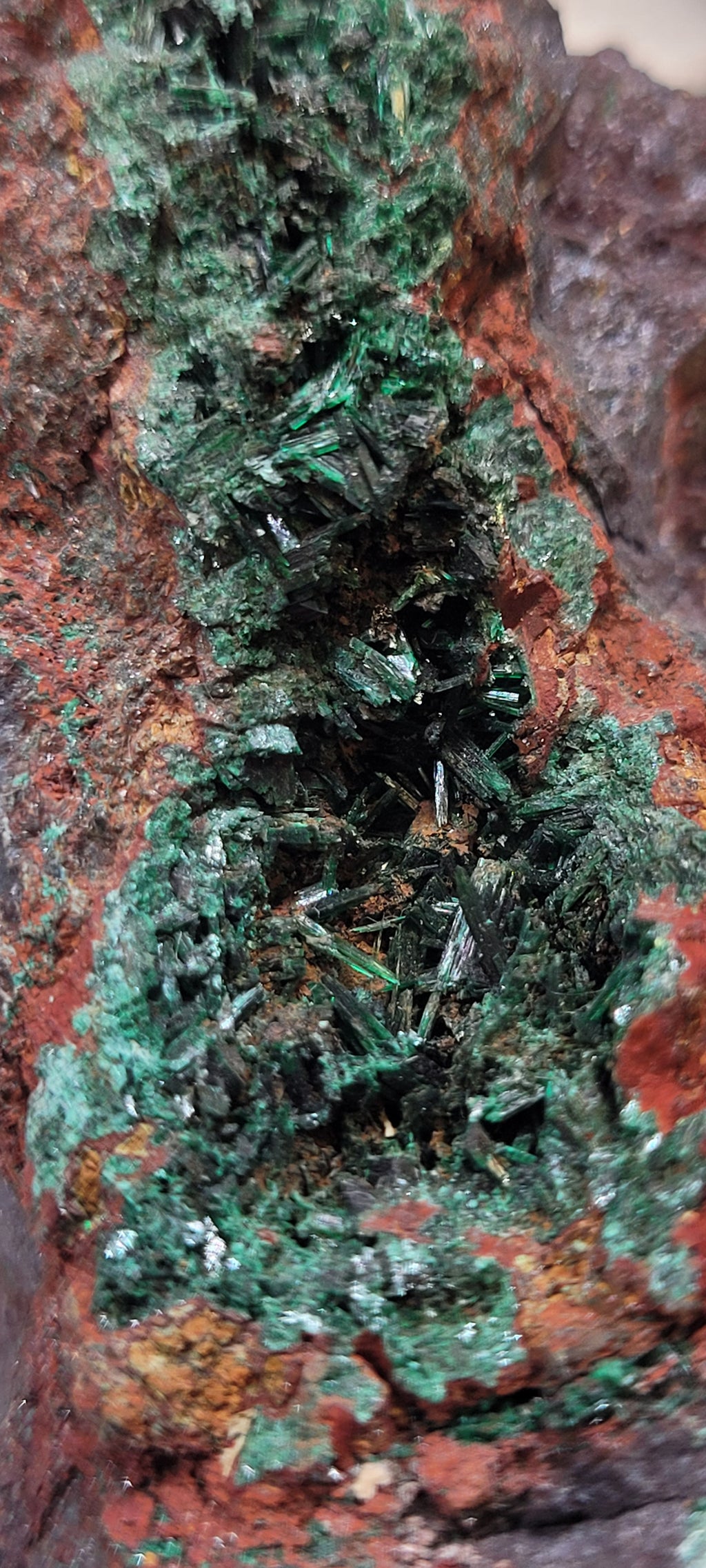 Crystalline Malachite Specimen | Natural Copper Mineral Vug | 277g