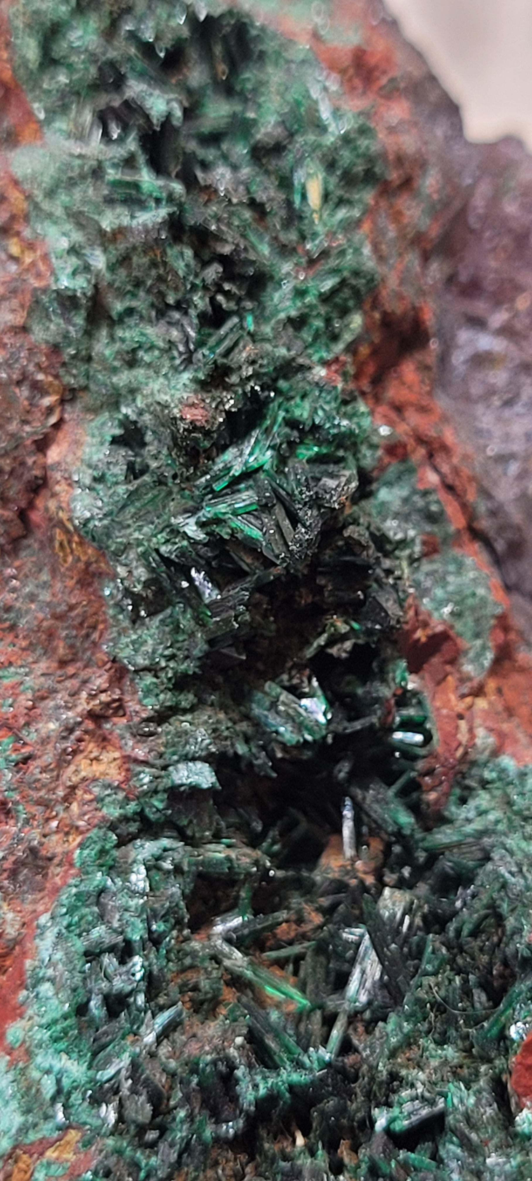 Crystalline Malachite Specimen | Natural Copper Mineral Vug | 277g