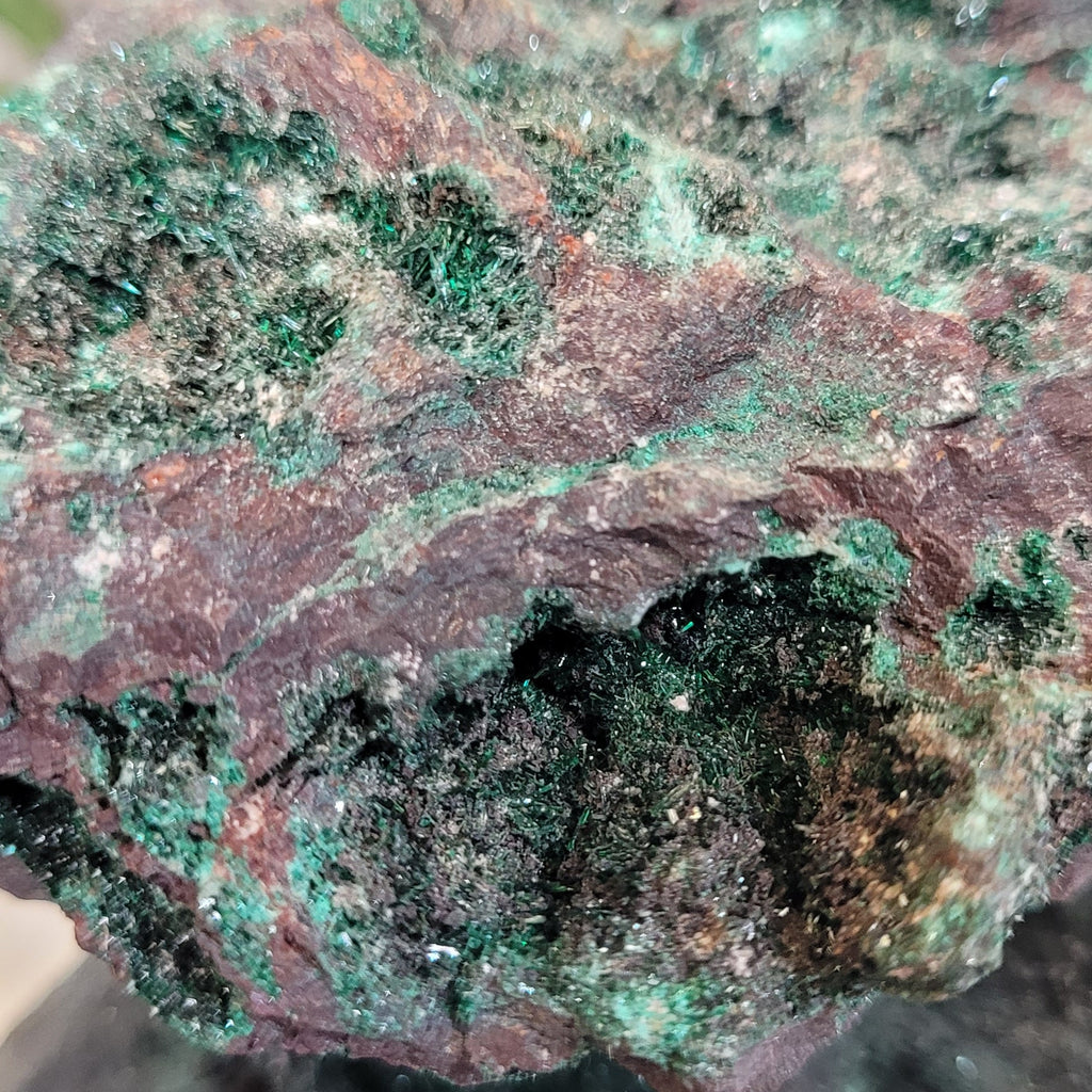 Sparkling Malachite Vug Specimen 383g