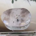 Rainbow Moonstone Palm Stone | Natural White Moonstone Worry Stone | Polished Moonstone Crystal