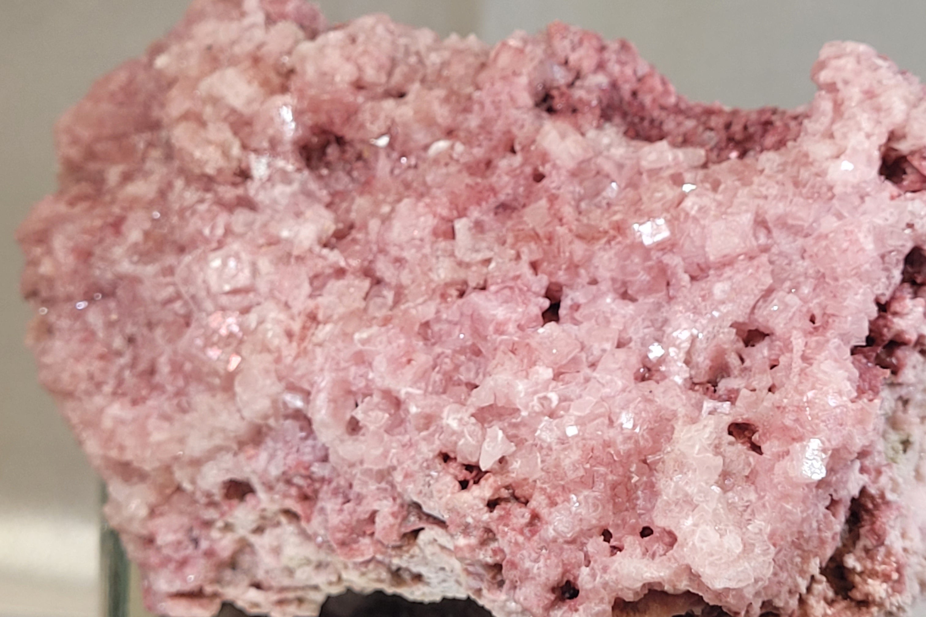Pink Halite Crystal Specimen | Trona, California | Collector Mineral Display Piece | 445g | 134.3mm