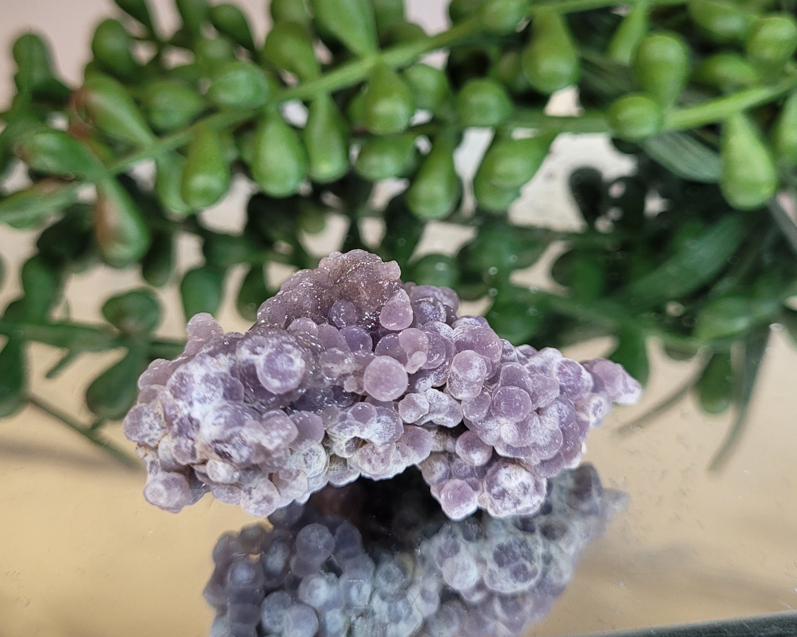 Natural Purple Grape Agate Specimen | Botryoidal Chalcedony Cluster | 47.6mm | 26g