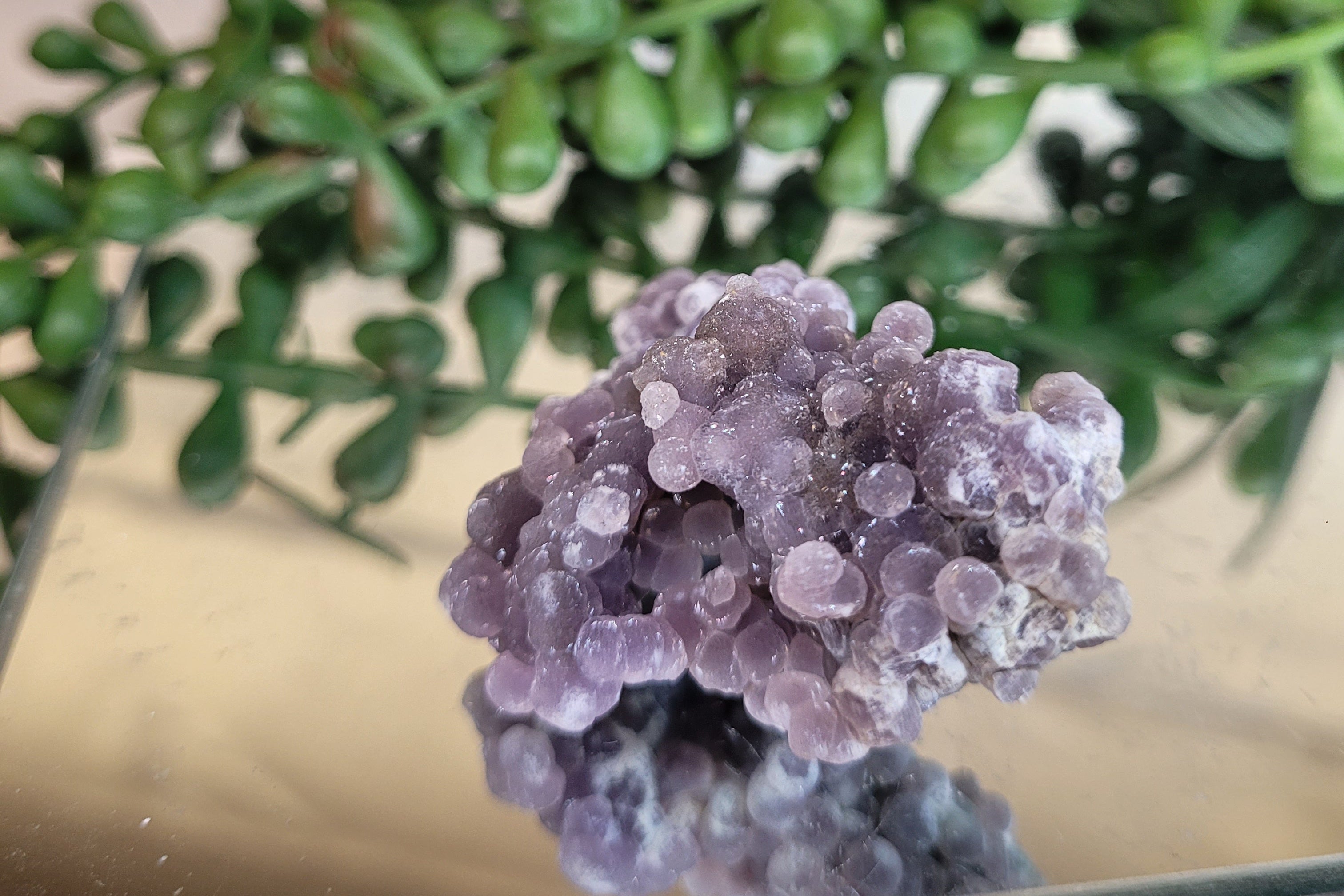 Natural Purple Grape Agate Specimen | Botryoidal Chalcedony Cluster | 47.6mm | 26g