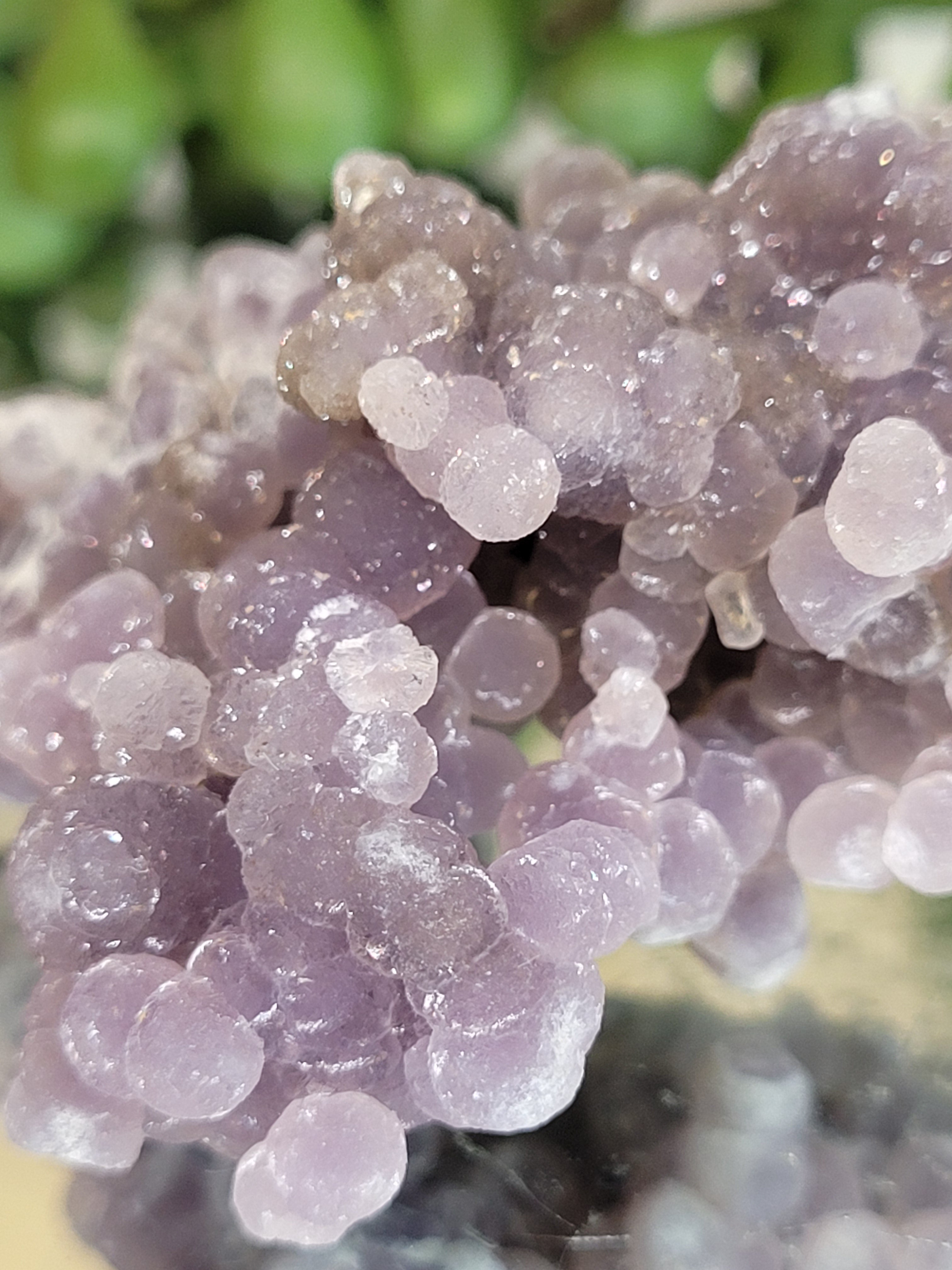 Natural Purple Grape Agate Specimen | Botryoidal Chalcedony Cluster | 47.6mm | 26g