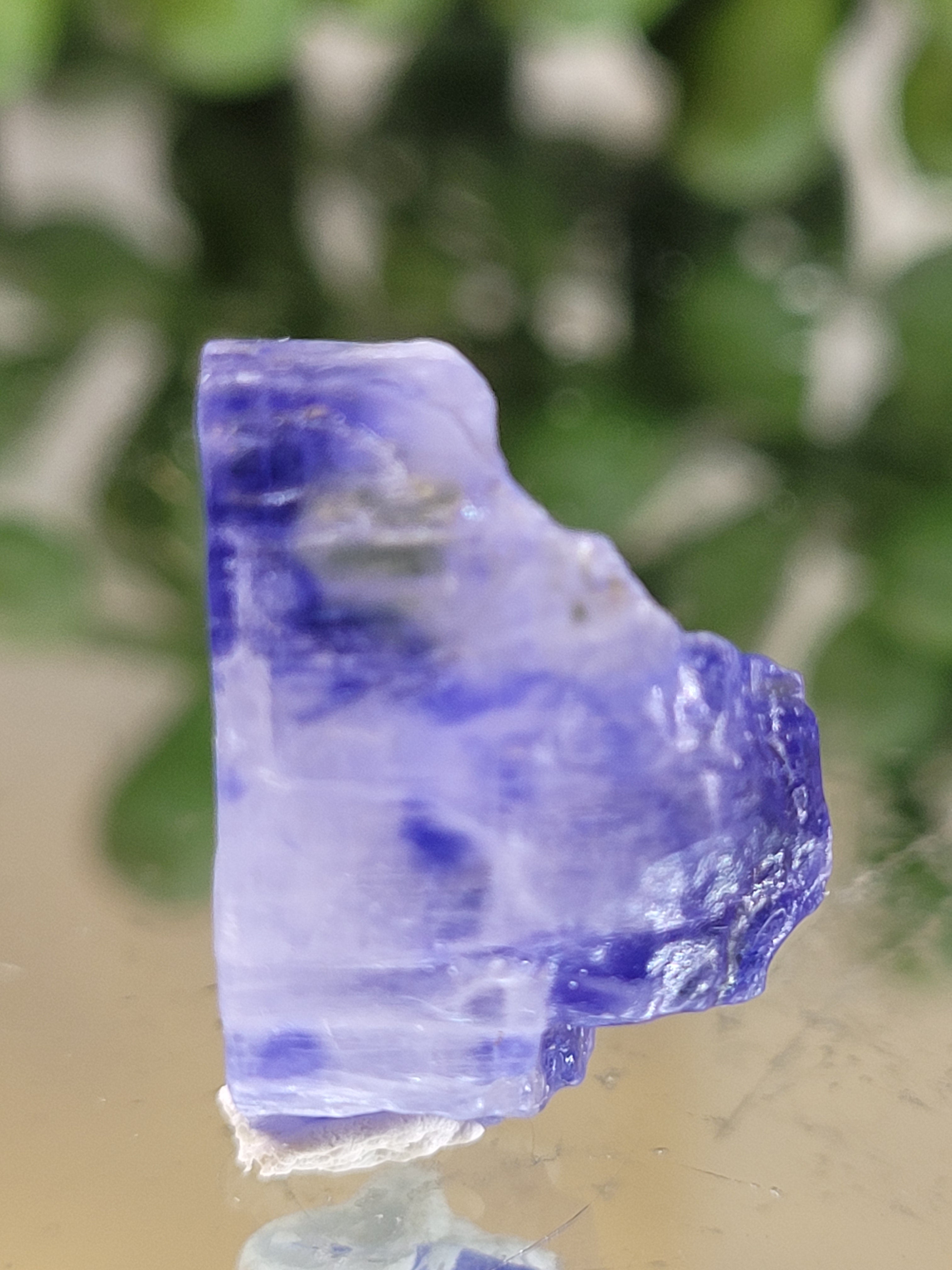 Blue Halite Crystal Specimen | Natural Blue Salt Crystal | Rare Mineral Collector Piece | 19.5mm | 2g