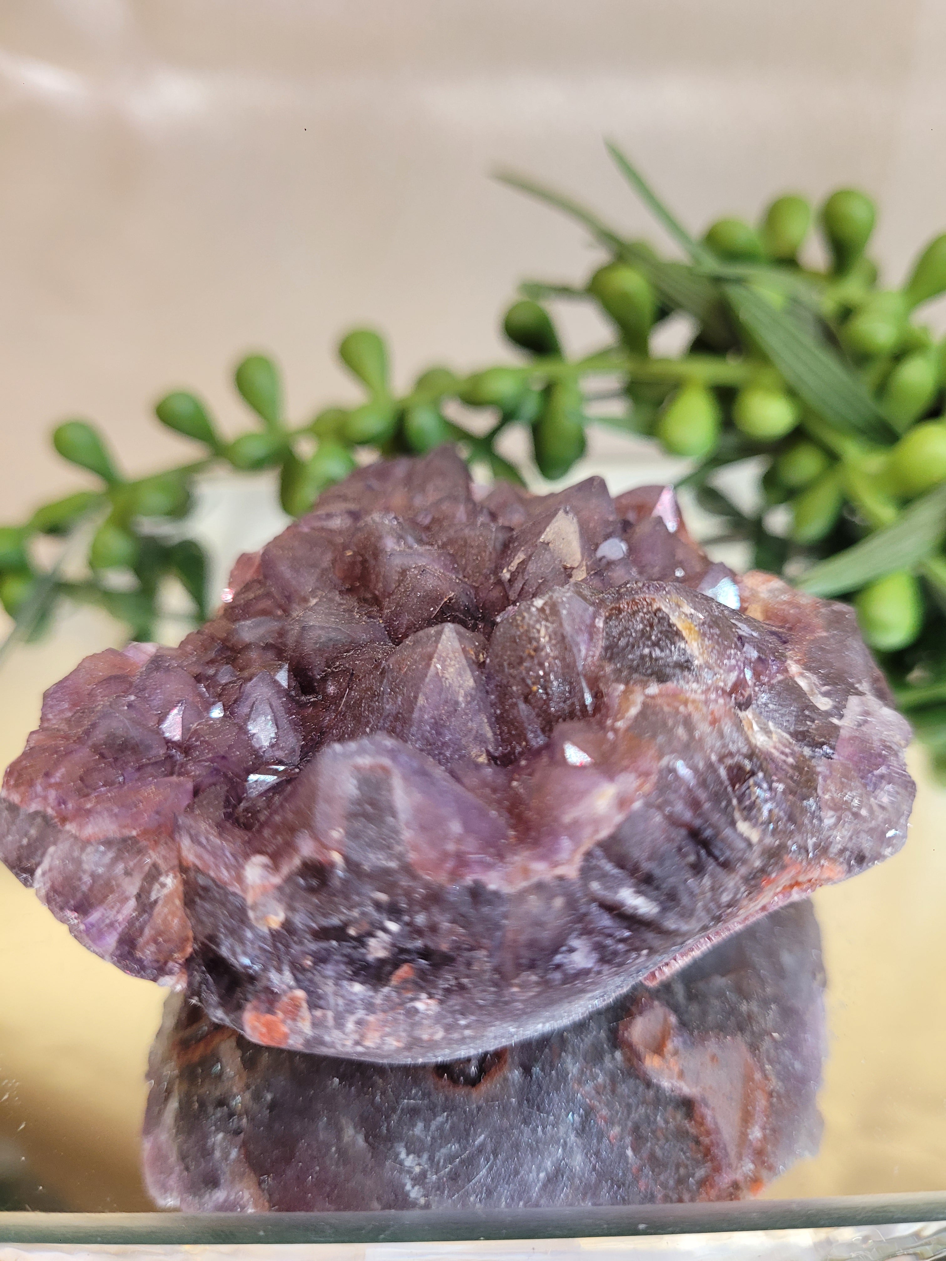Alien Amethyst Crystal Cluster | 160g Purple Amethyst Specimen | Natural Collector Mineral | One of a Kind Display Piece