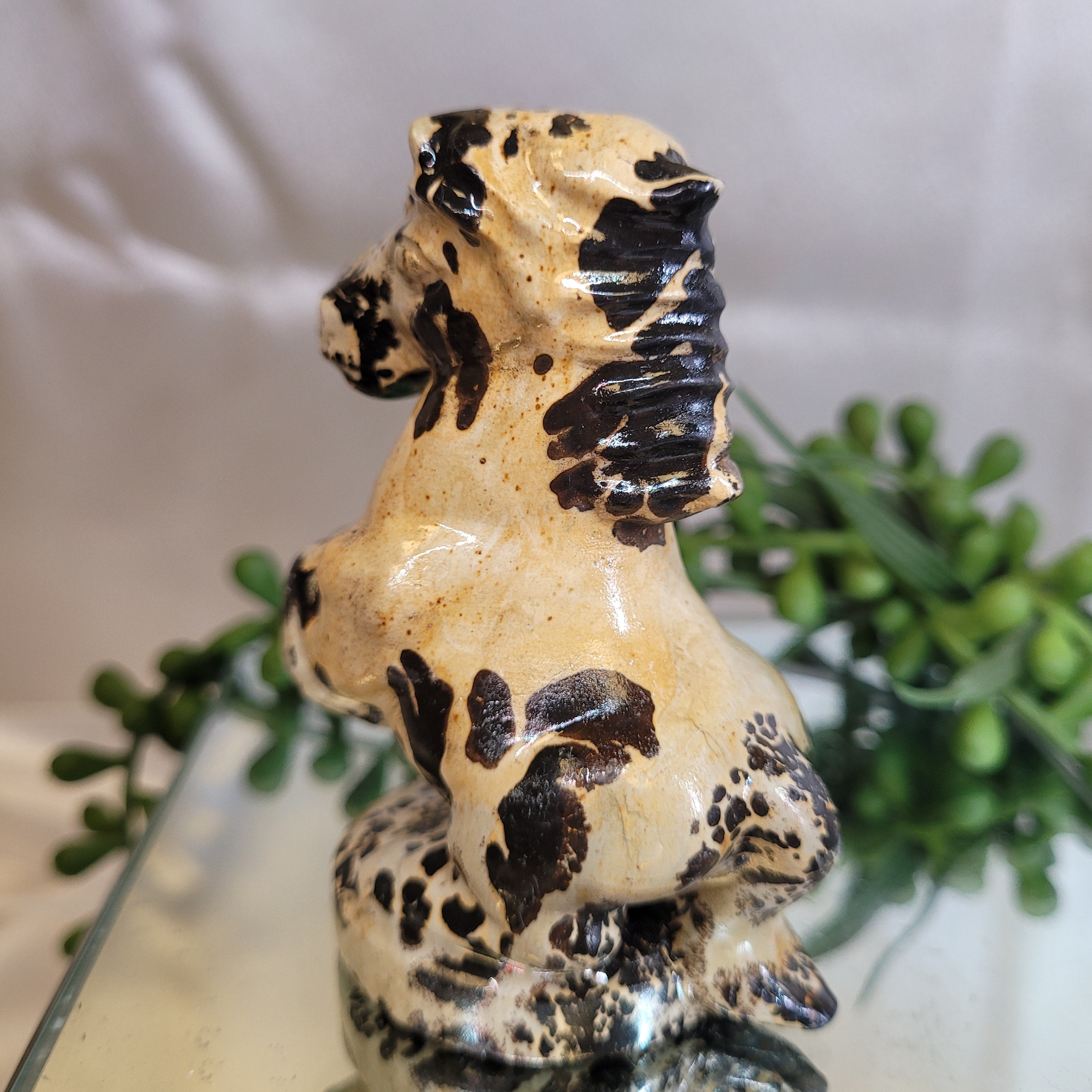Picture Jasper Rearing Horse Carving | Natural Crystal Horse | 78.1mm Tall | One-of-a-Kind
