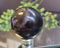 Natural Black Morion Quartz Sphere | 39.3mm Polished Crystal Sphere | 84g