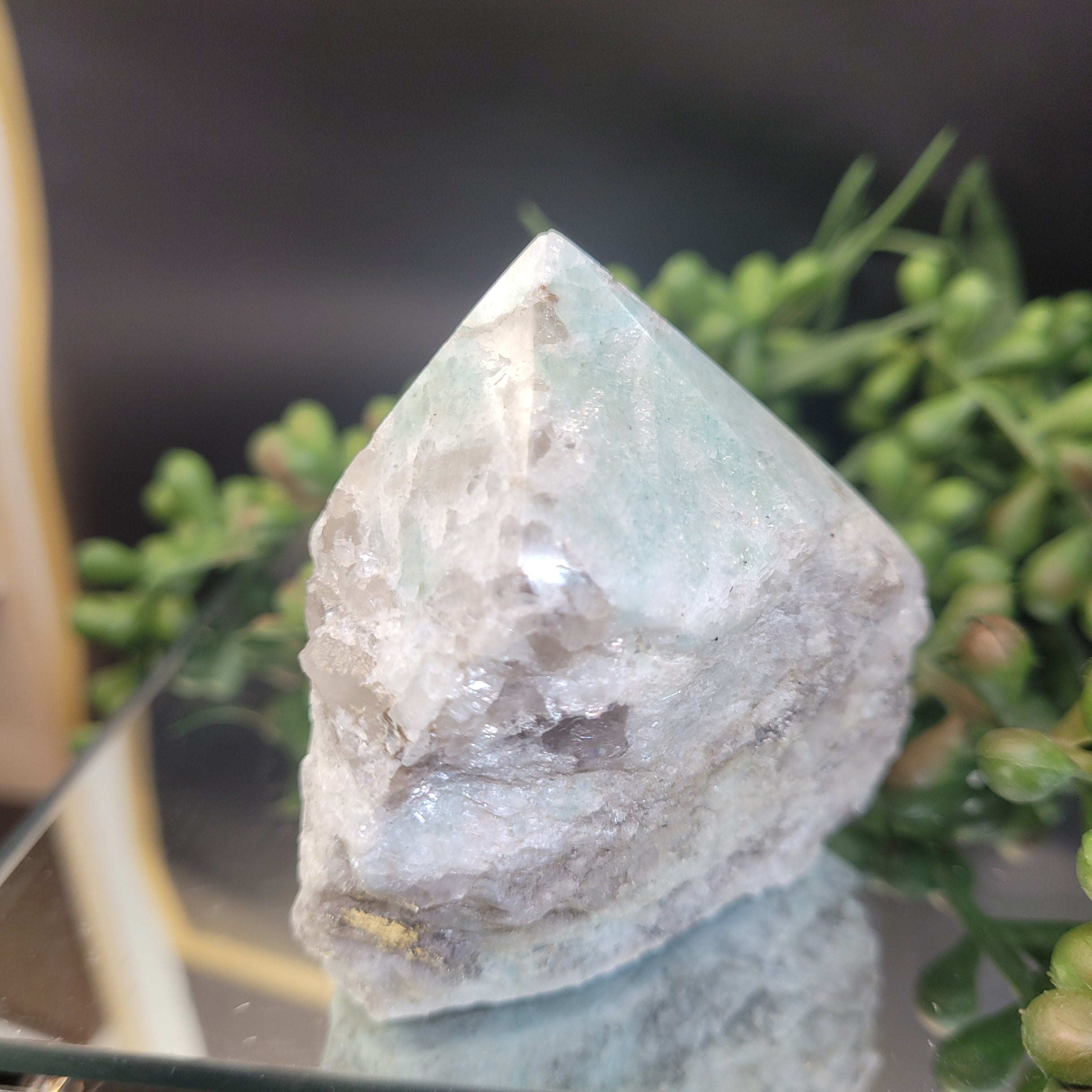 Amazonite Natural Base Tower