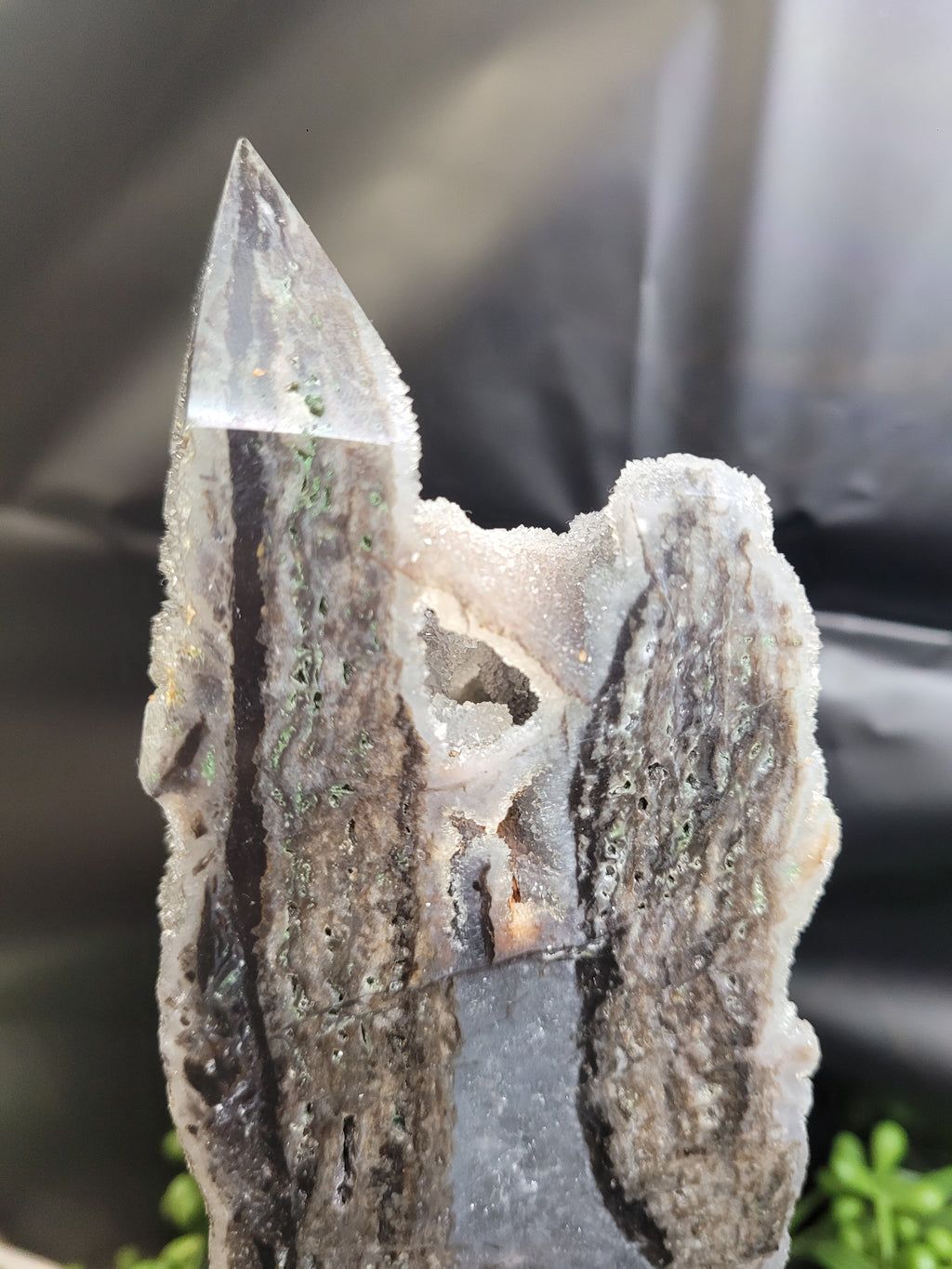 Druzy Calcite Point • Crystal Cathedral Formation