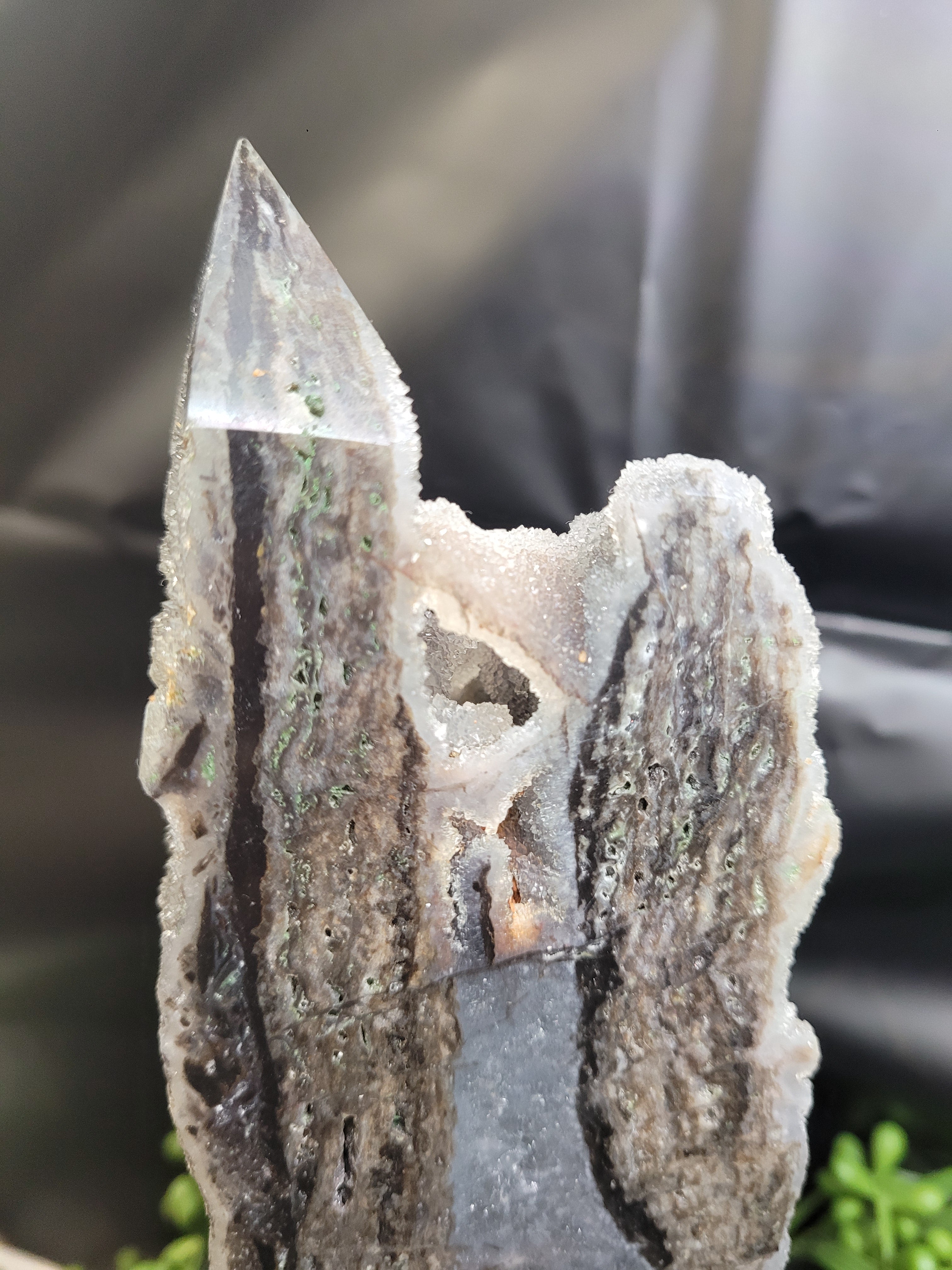 Druzy Calcite Point • Crystal Cathedral Formation