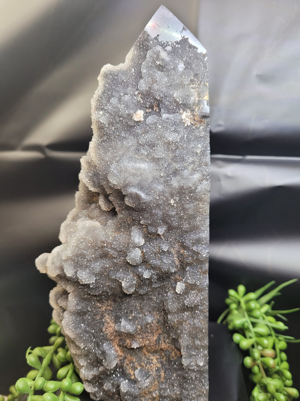 Druzy Calcite Point • Crystal Cathedral Formation