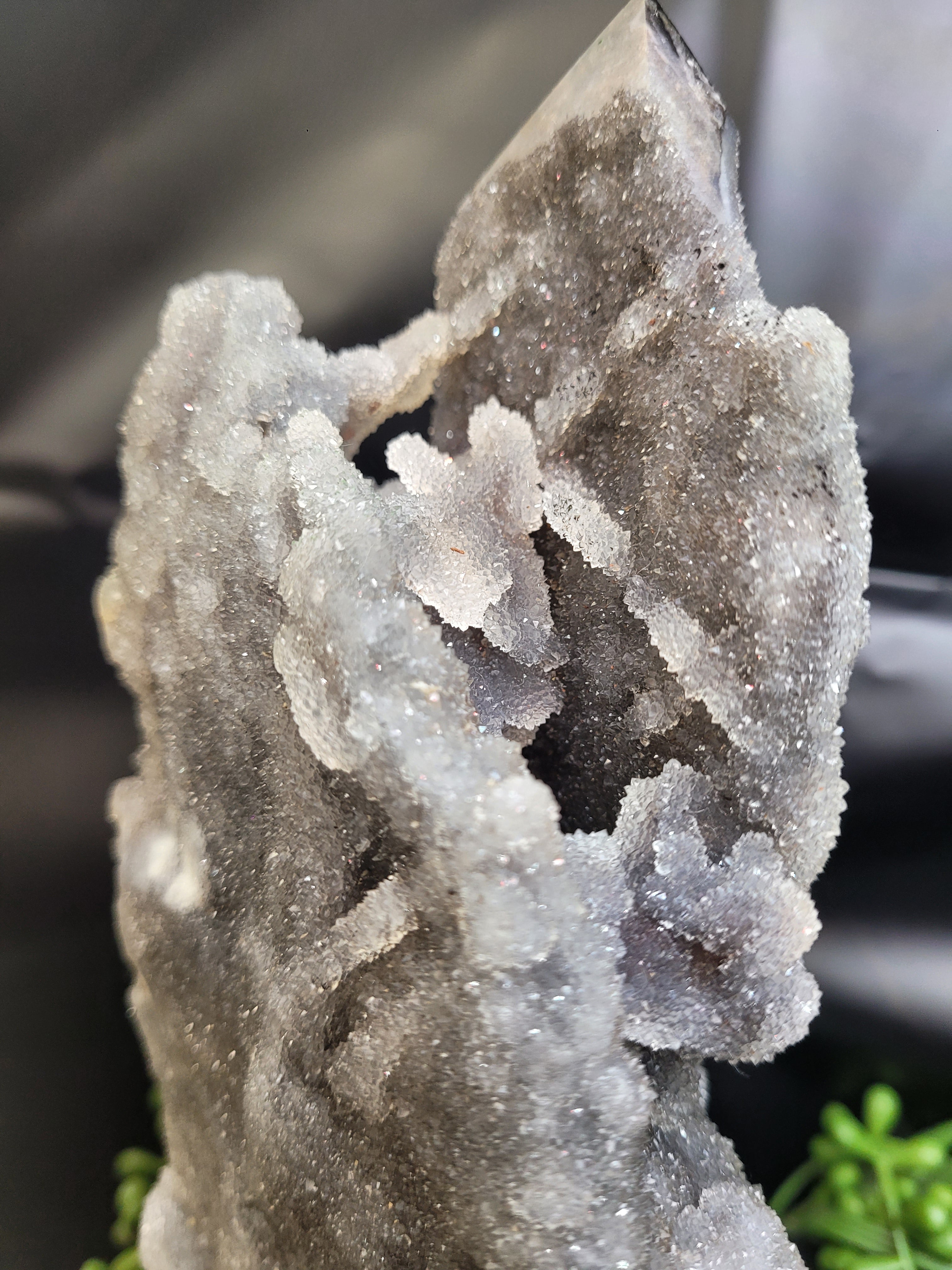 Druzy Calcite Point • Crystal Cathedral Formation