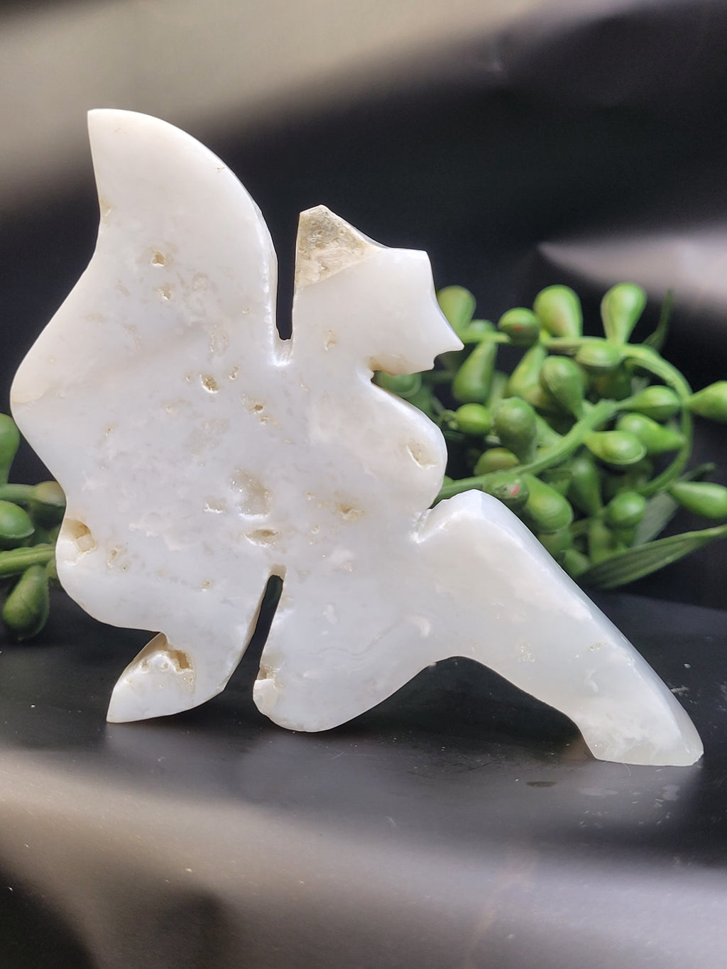 White Plume Agate Fairy