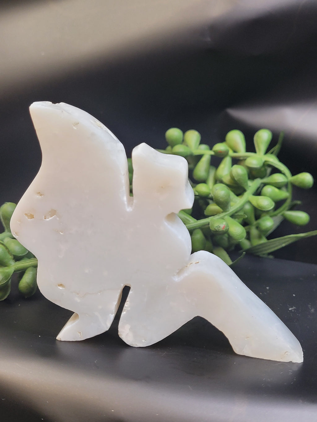 White Plume Agate Fairy