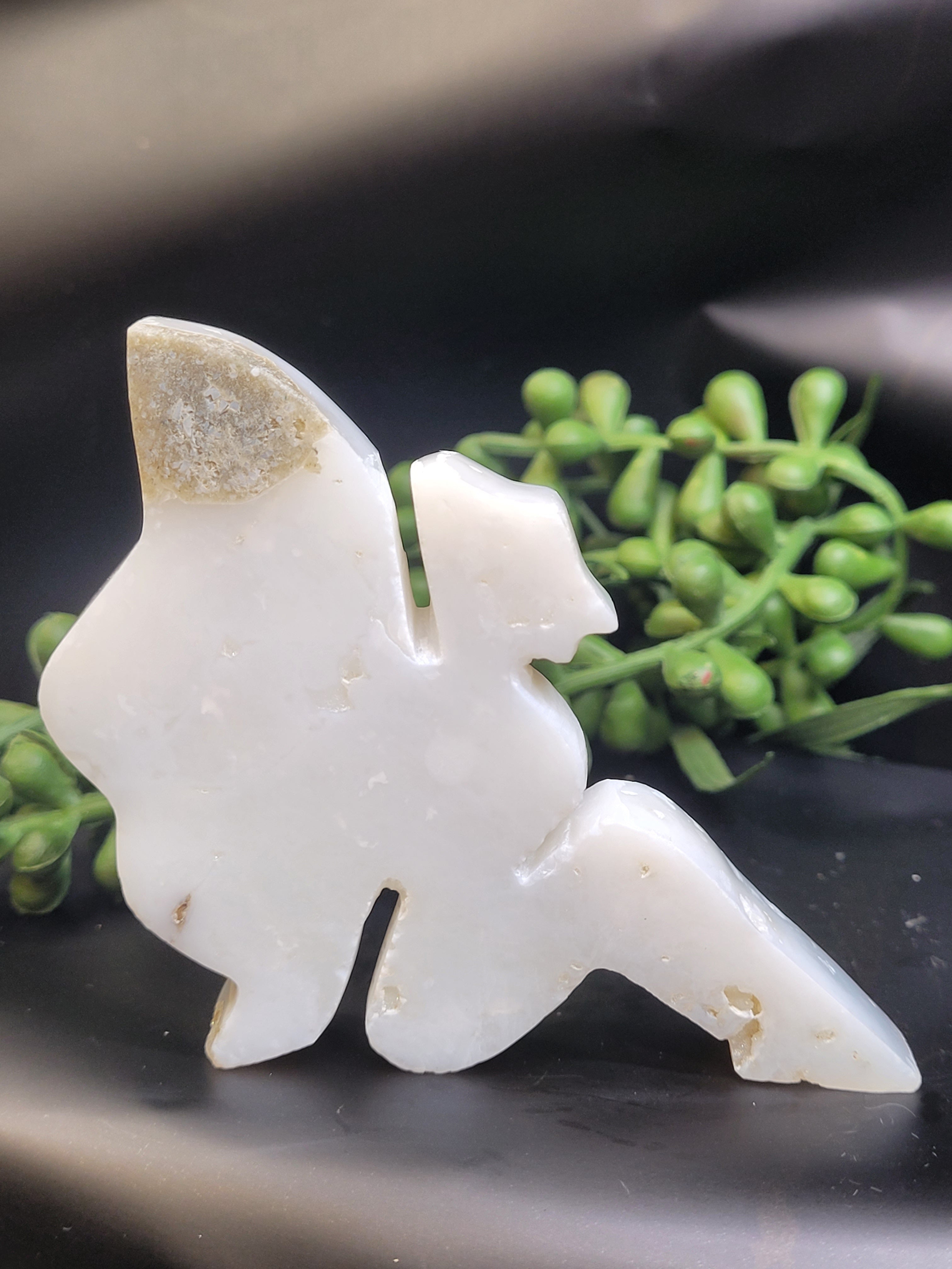 White Plume Agate Fairy