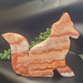 Pink Crazy Lace Agate Fox • Blush Veining