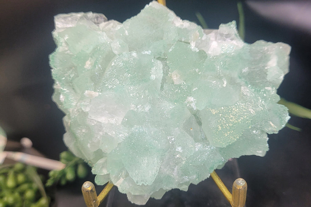 Green Apophyllite Crystal Cluster