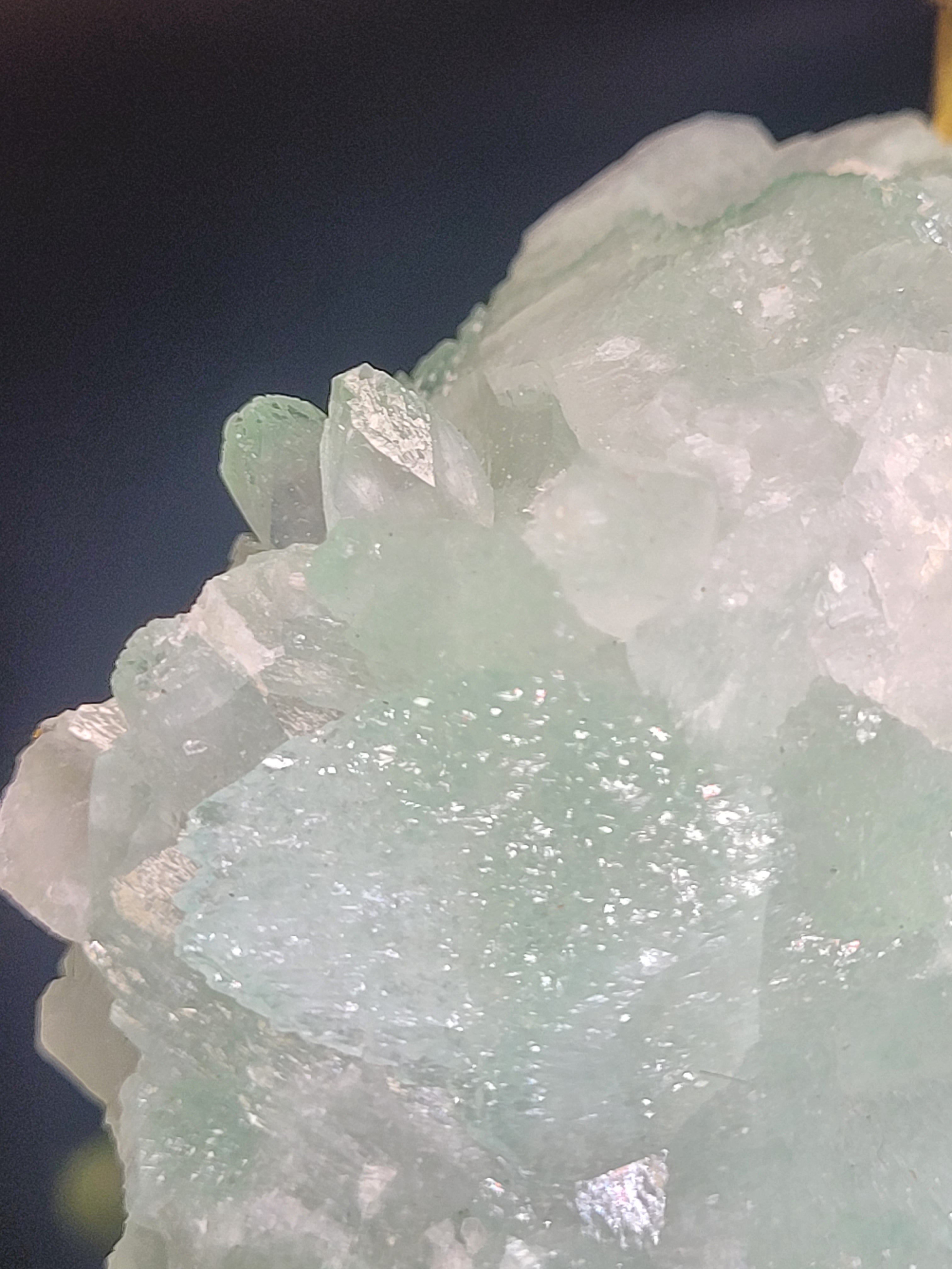 Green Apophyllite Crystal Cluster