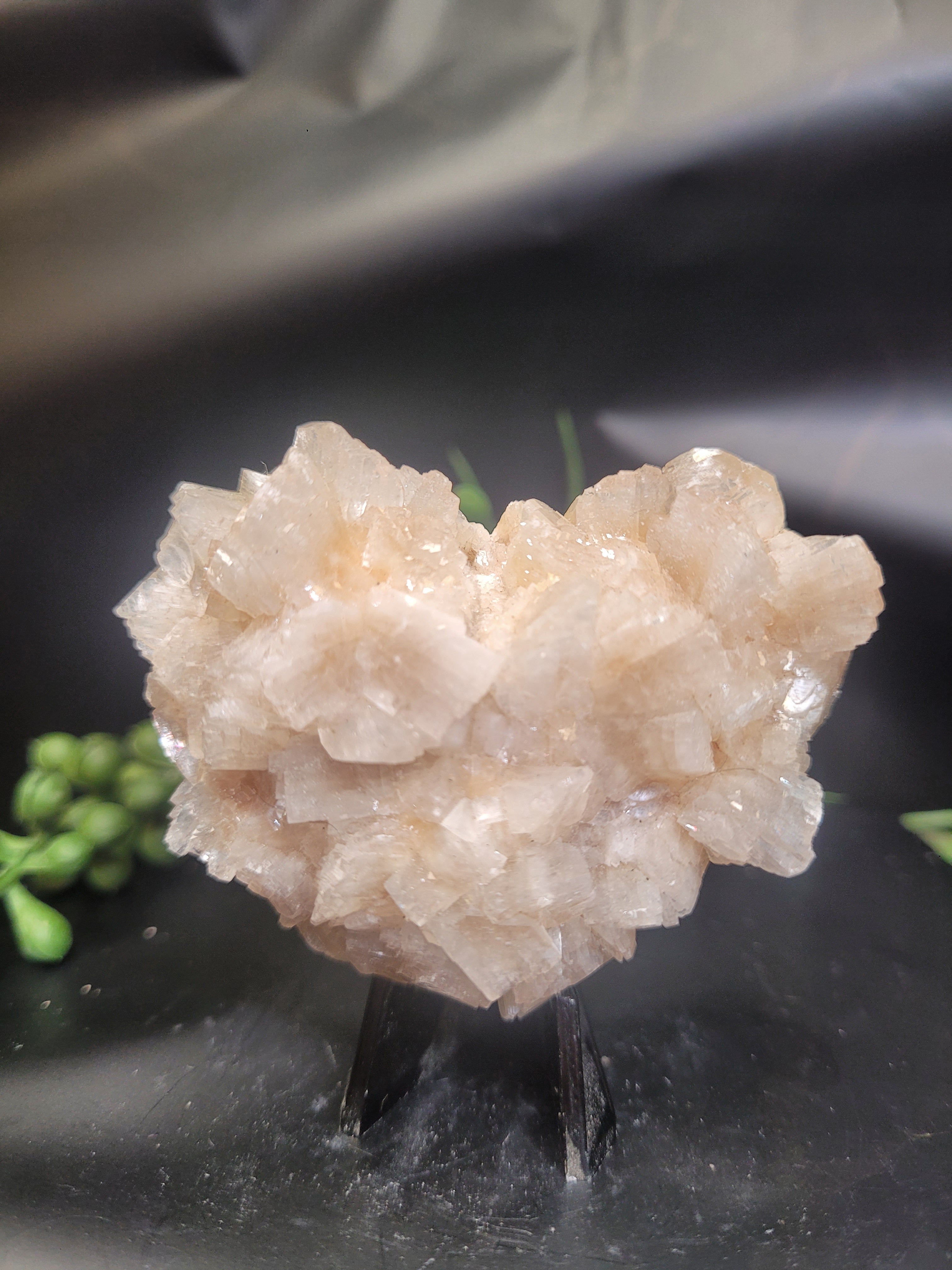 Peach Stilbite Crystal Cluster