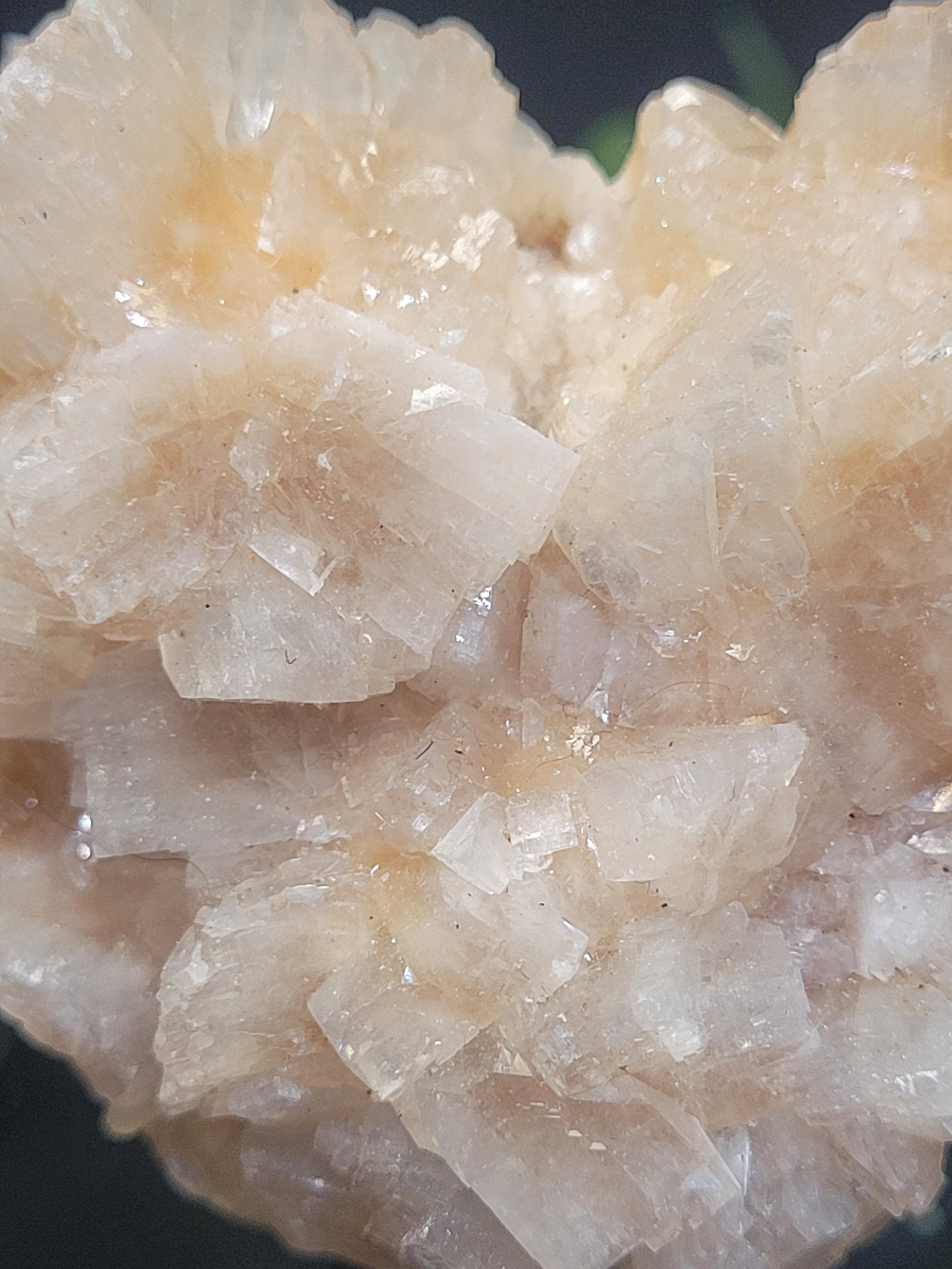 Peach Stilbite Crystal Cluster