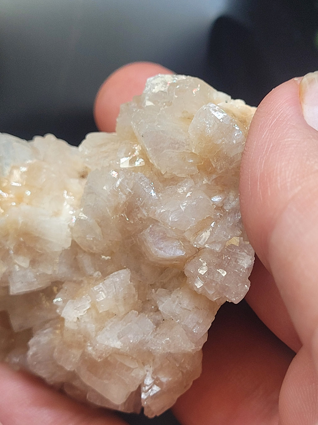 Peach Stilbite Crystal Cluster