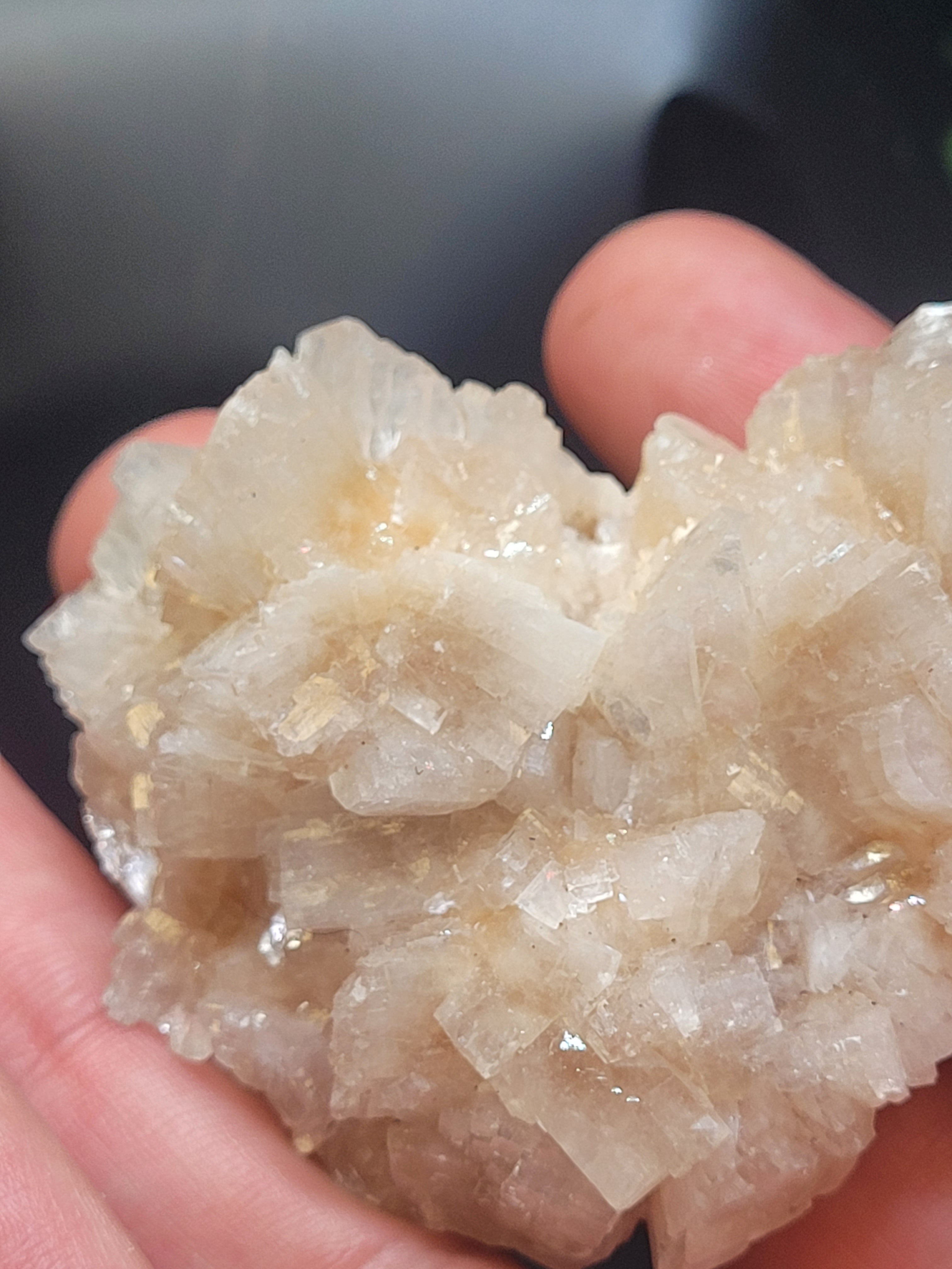 Peach Stilbite Crystal Cluster