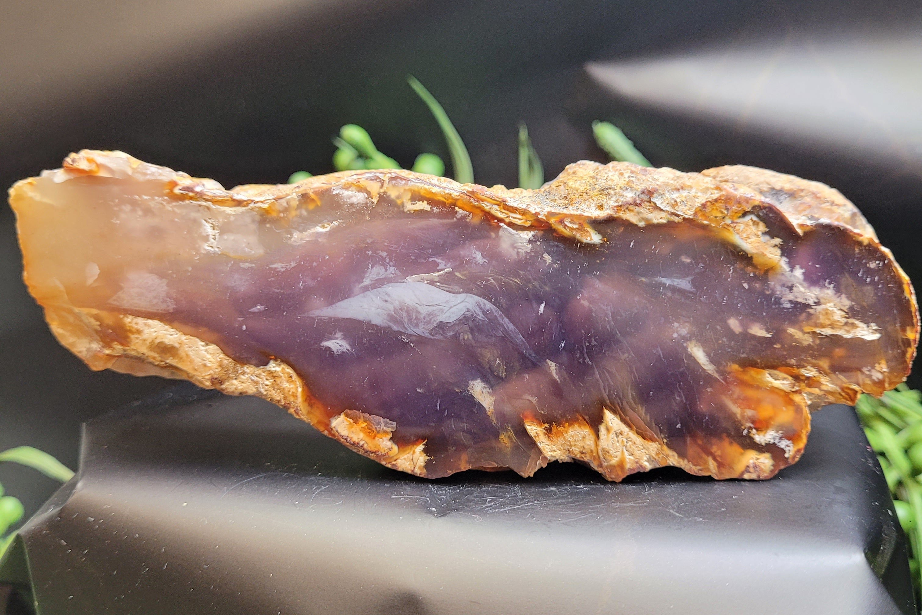 Purple Chalcedony Display Slab