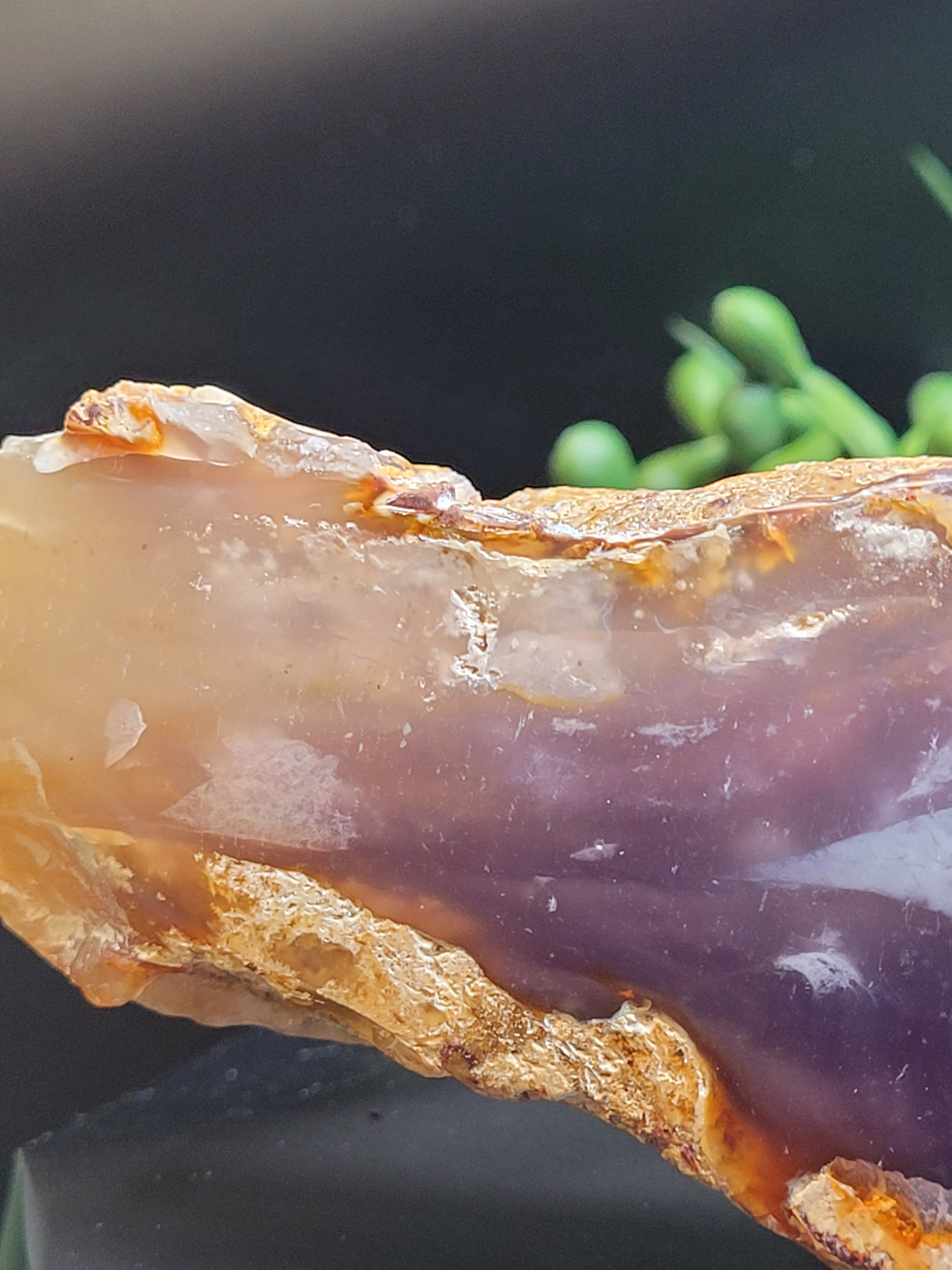 Purple Chalcedony Display Slab