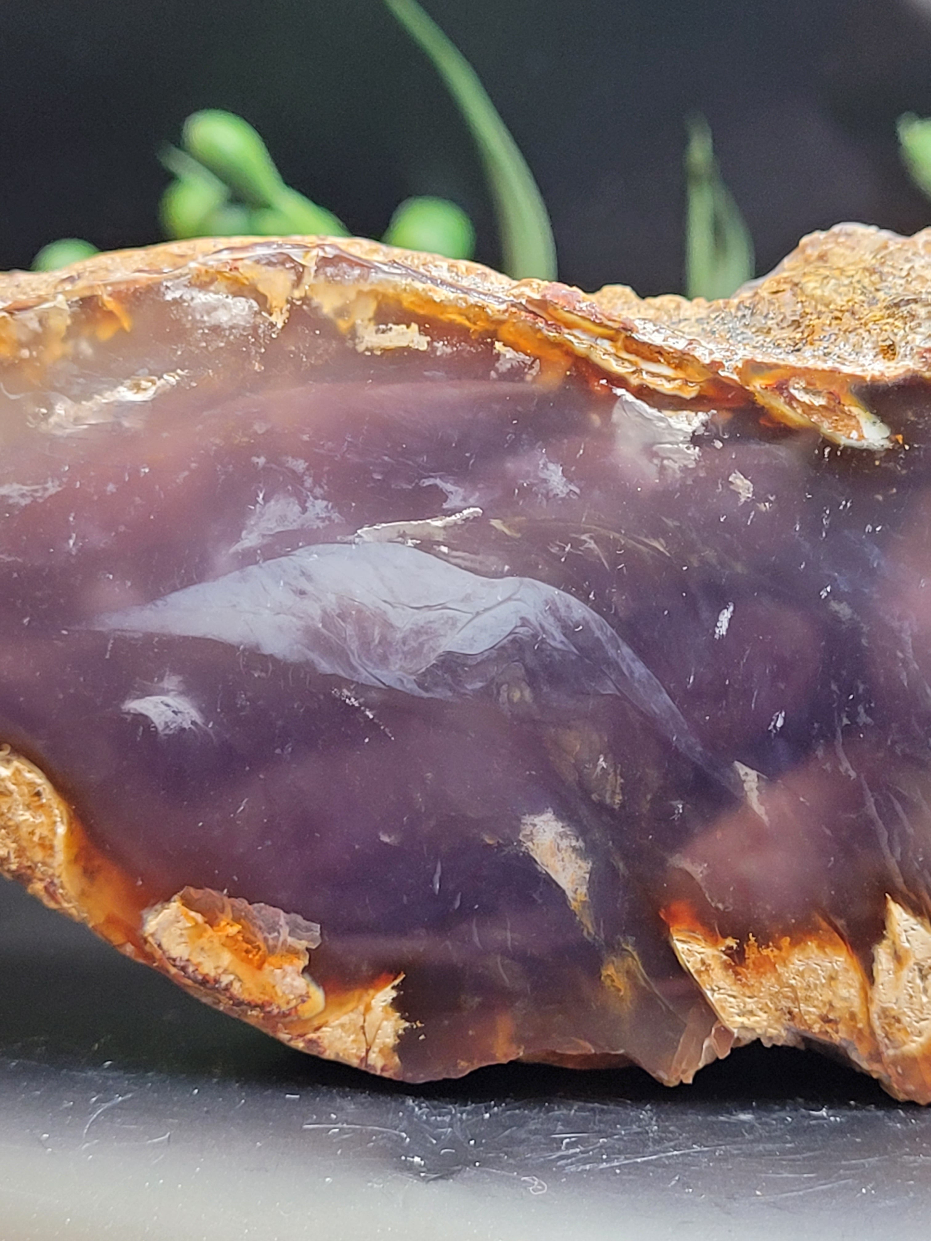 Purple Chalcedony Display Slab