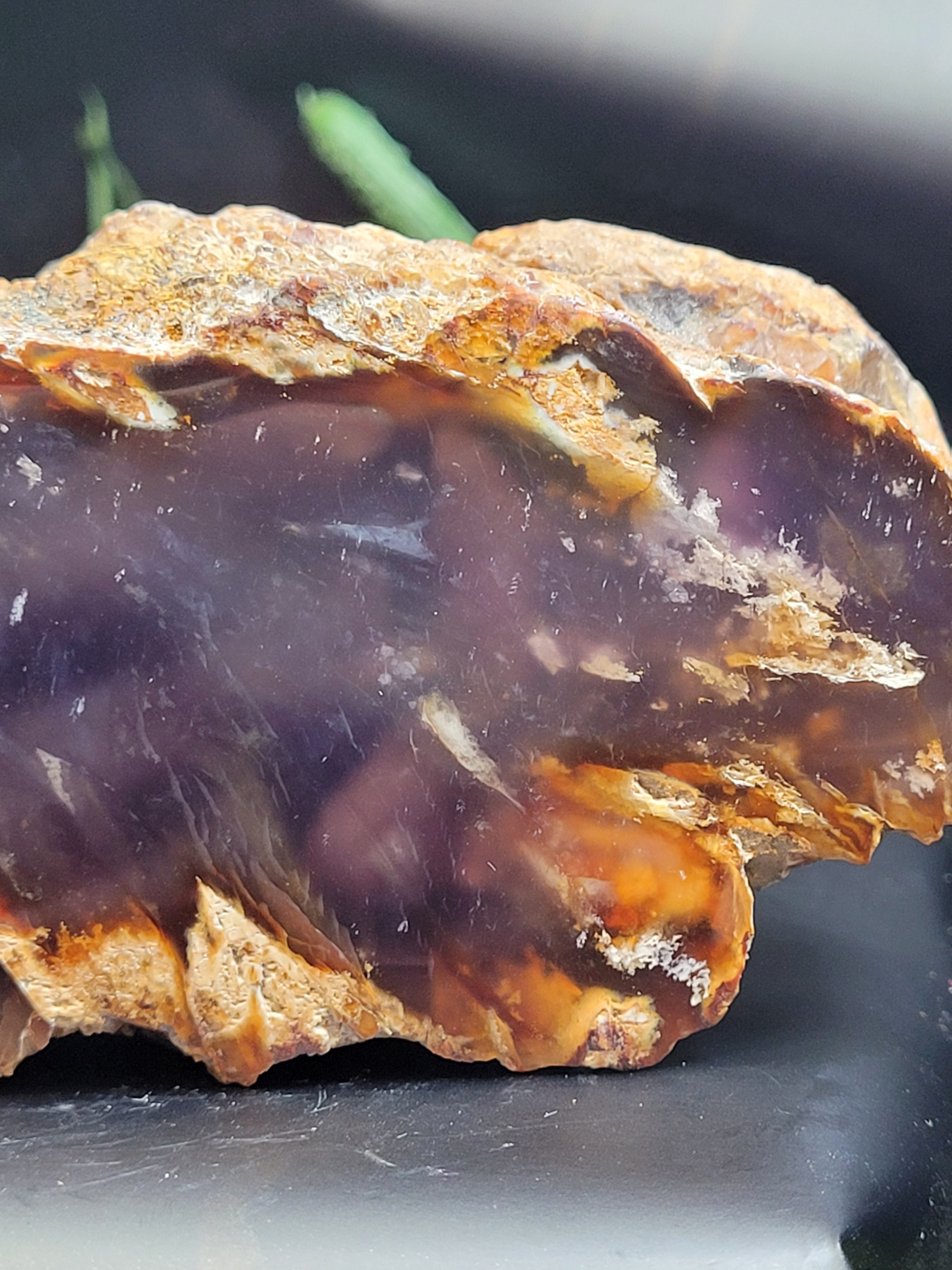 Purple Chalcedony Display Slab