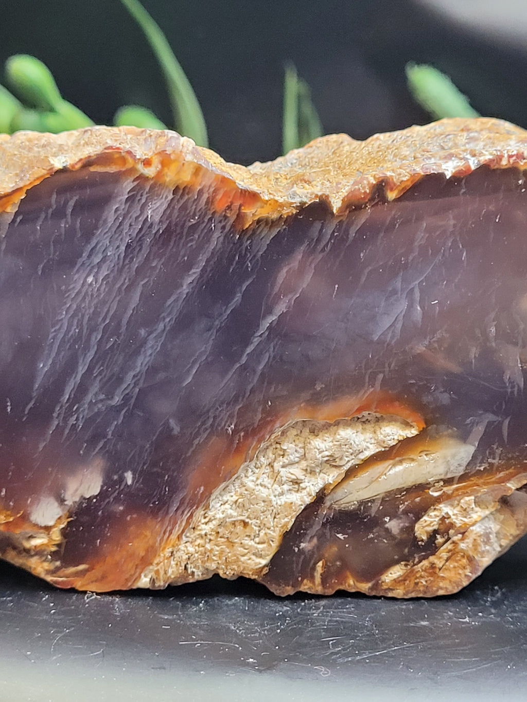 Purple Chalcedony Display Slab
