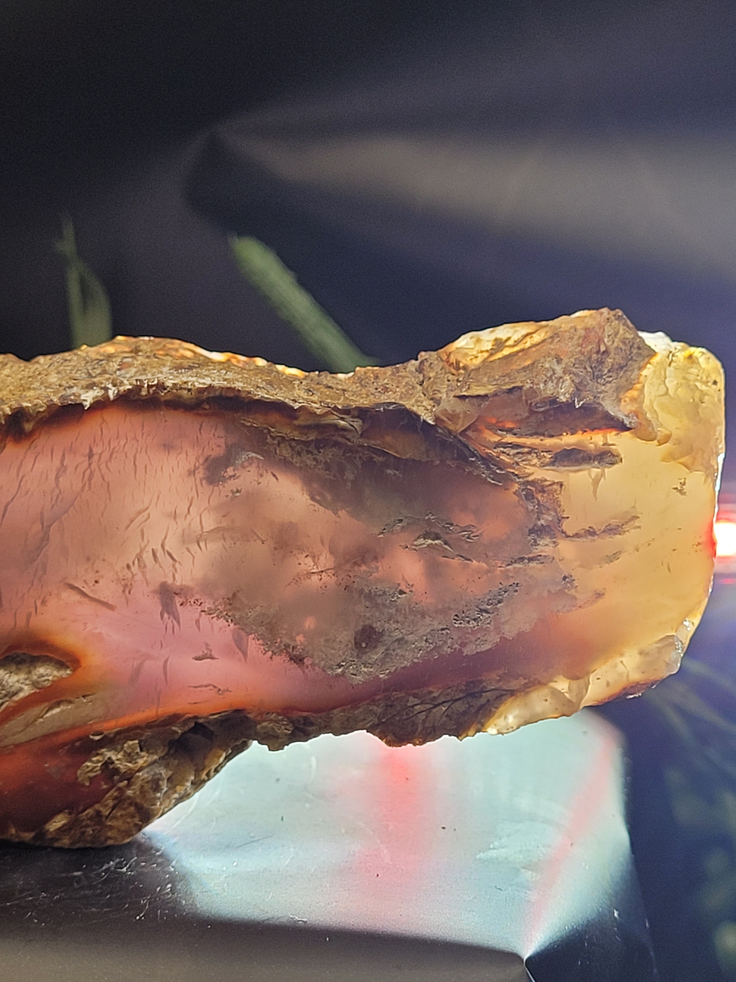 Purple Chalcedony Display Slab