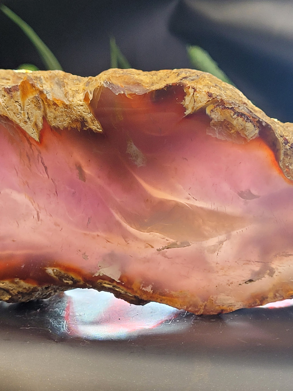 Purple Chalcedony Display Slab
