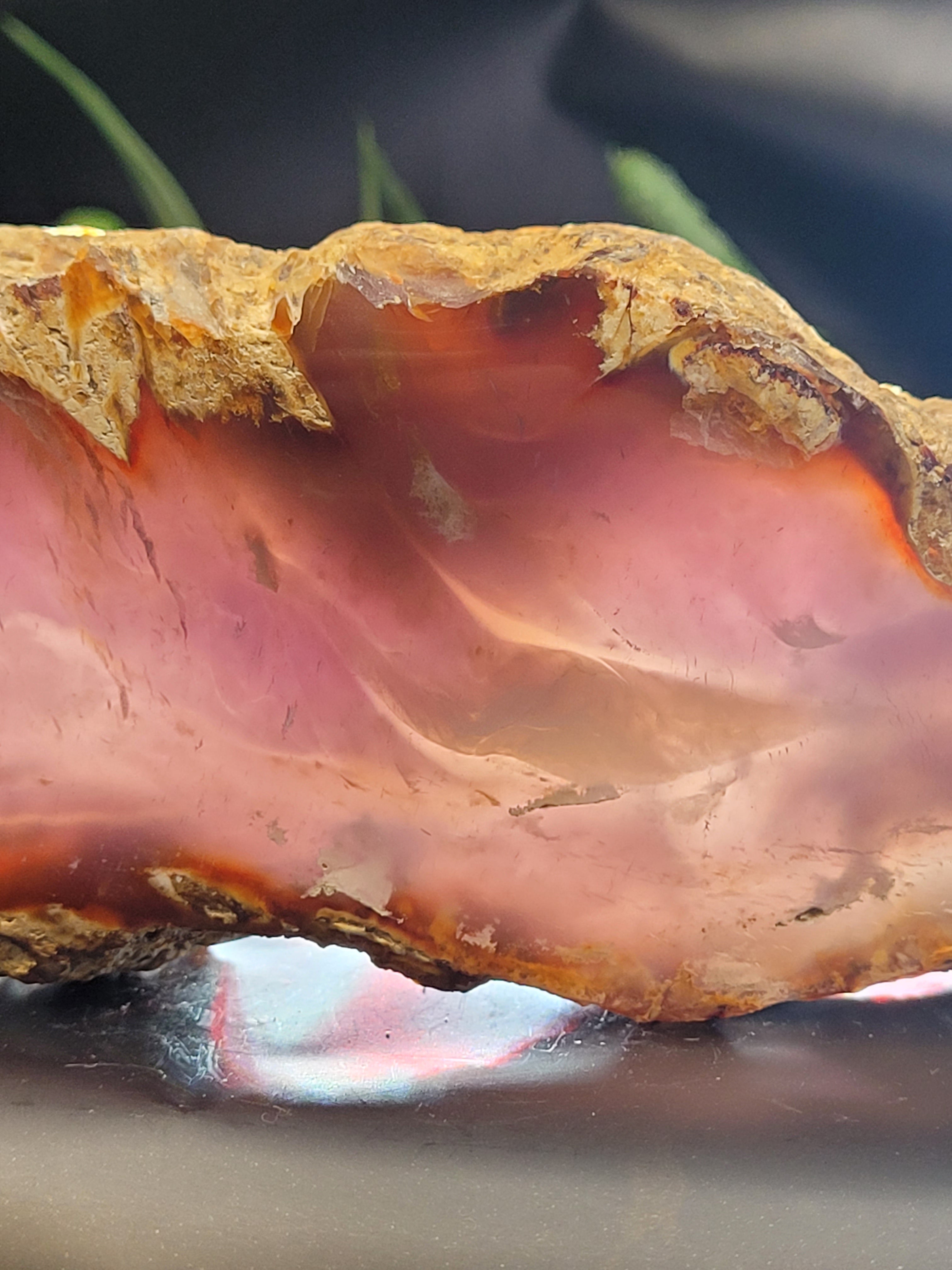 Purple Chalcedony Display Slab