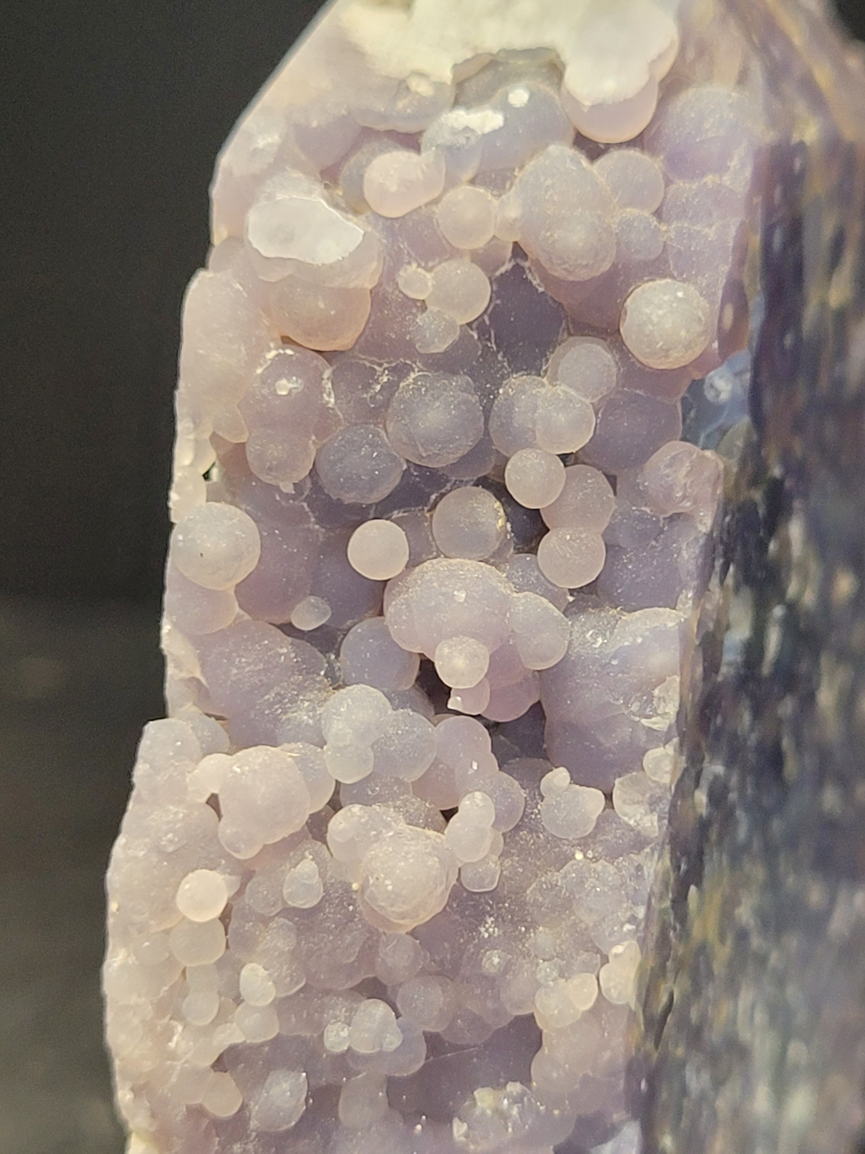 Grape Agate Tower | Botryoidal Purple Chalcedony Crystal