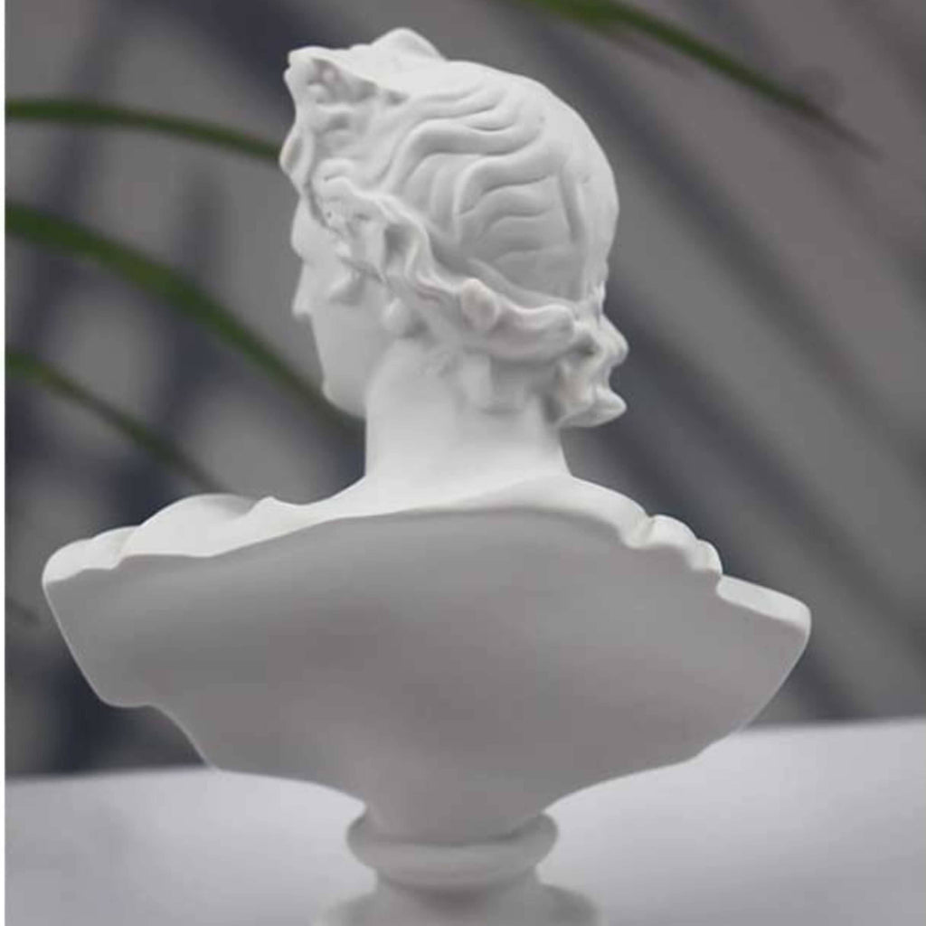 Apollo Miniature Greek Bust 1/12 Size Home Office Decor Gift