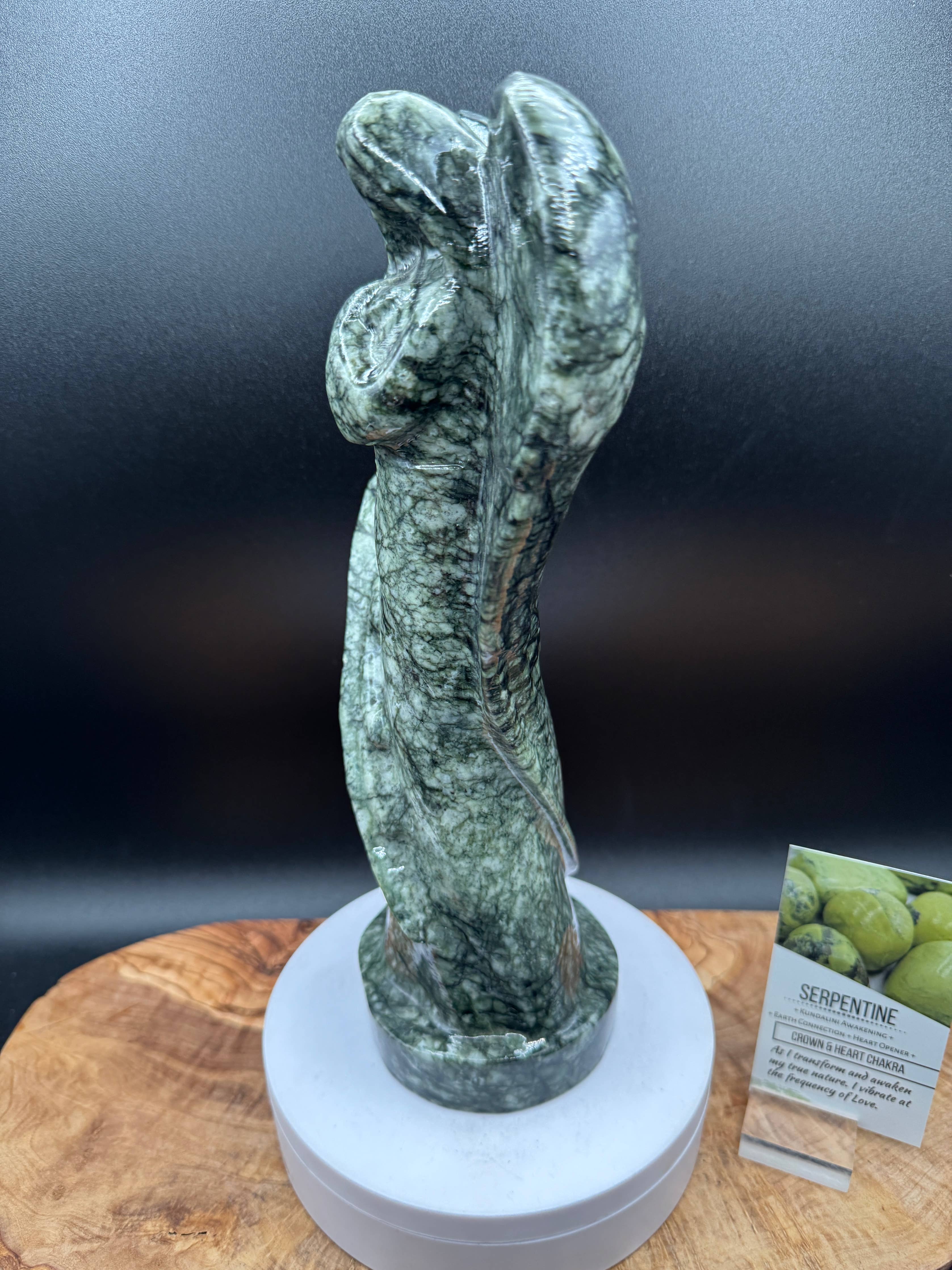 Serpentine angel with info card 10" XL