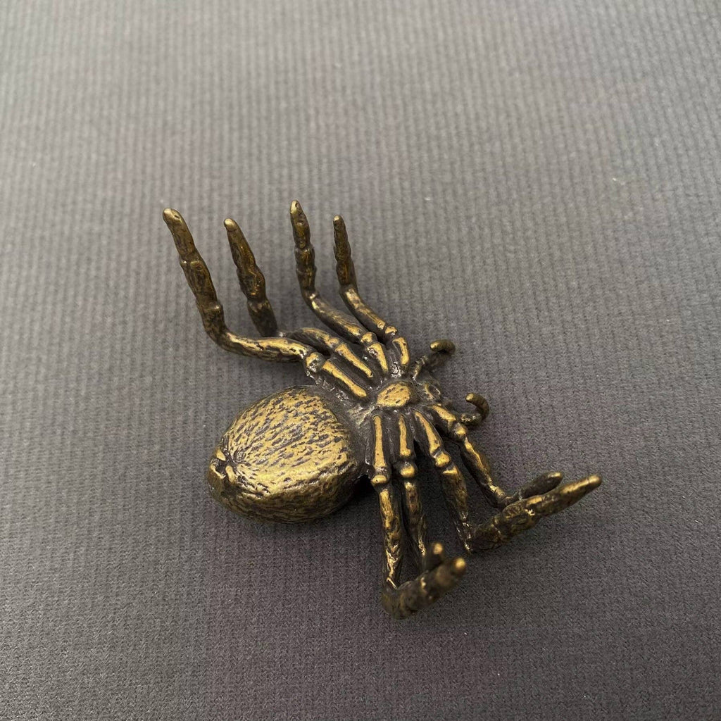 Solid Brass Spider Figurine