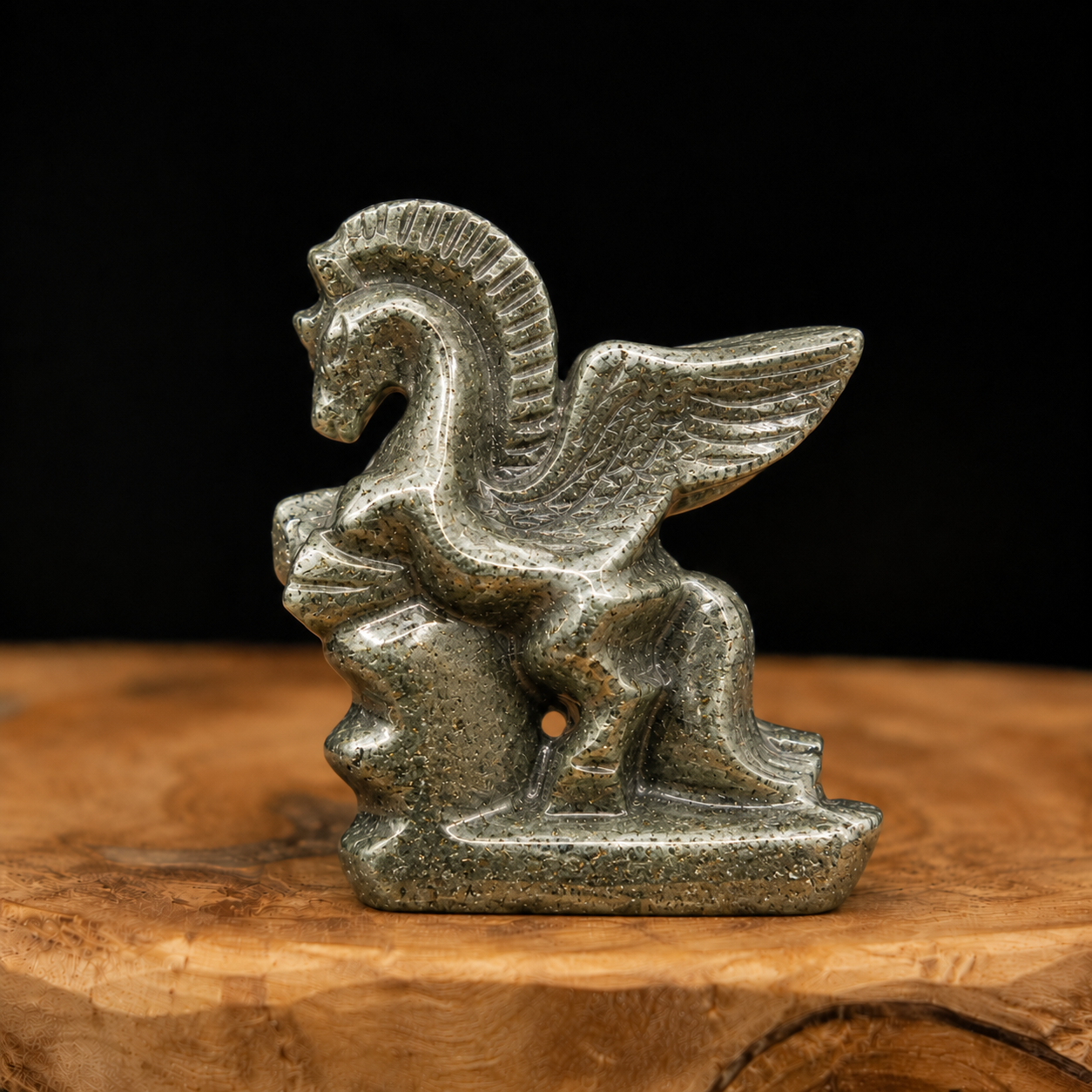 Gemstone Pegasus Carving | Choose Your Crystal | Approx. 2.4"